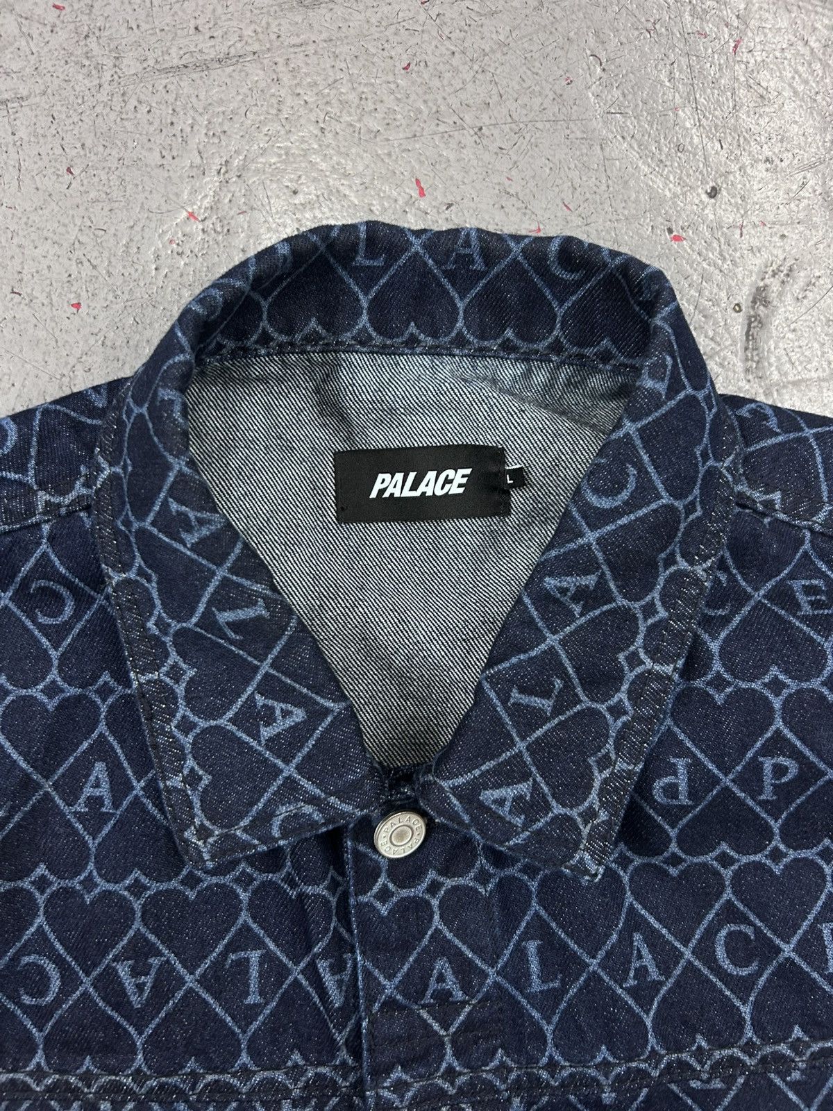 Palace Palace Heart Denim Jacket Size Large Size US L / EU 52-54 / 3 - 2 Thumbnail