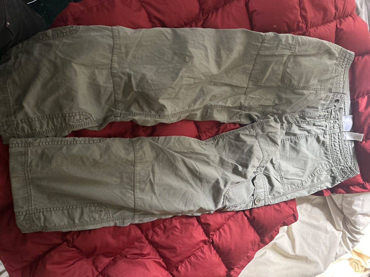Other olive green flared cargos Size US 30 / EU 46 - 1 Thumbnail