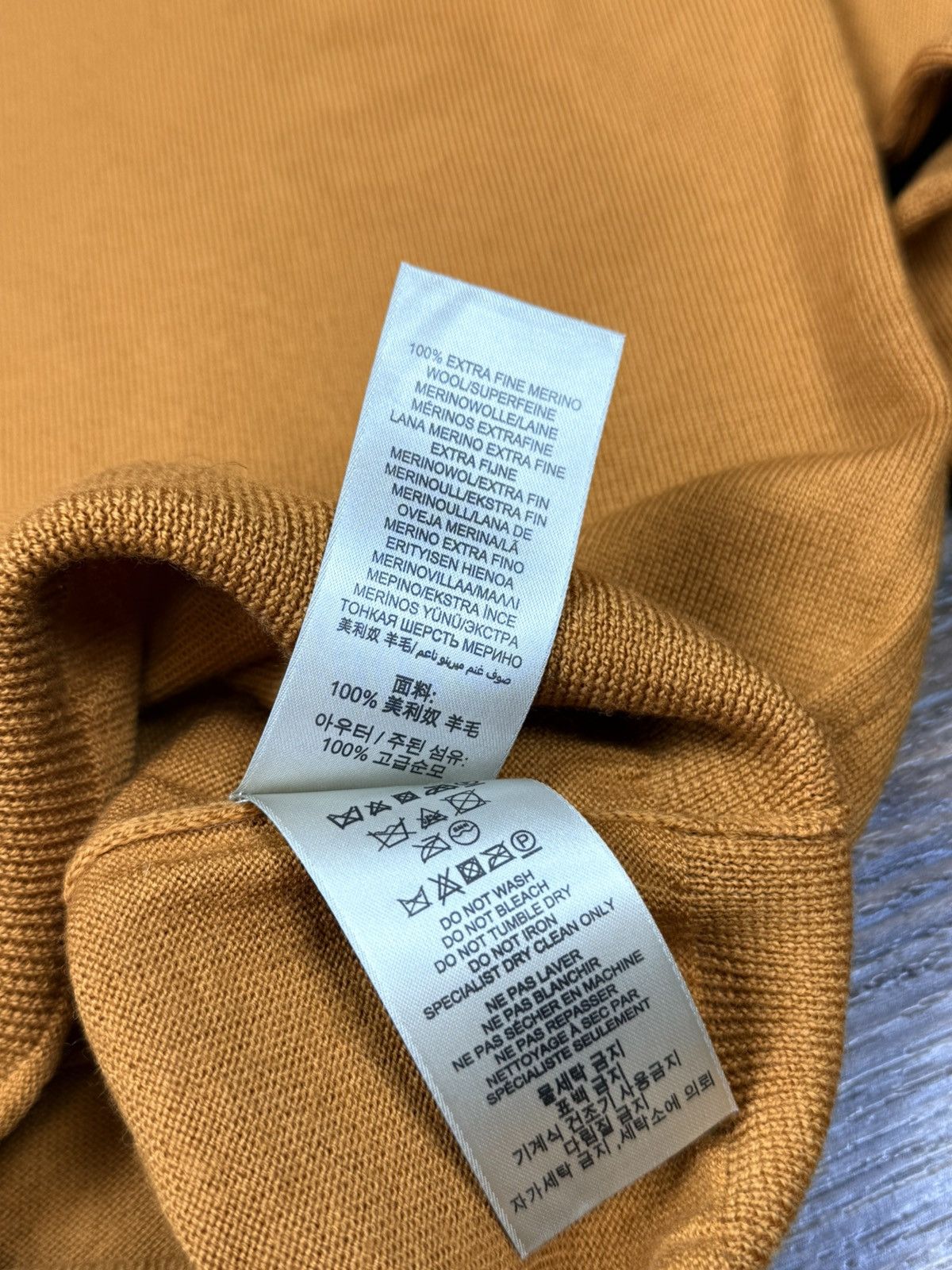 Burberry Burberry Brit Wool Checked Crew Neck Knitted Sweater Size US XXL / EU 58 / 5 - 15 Thumbnail