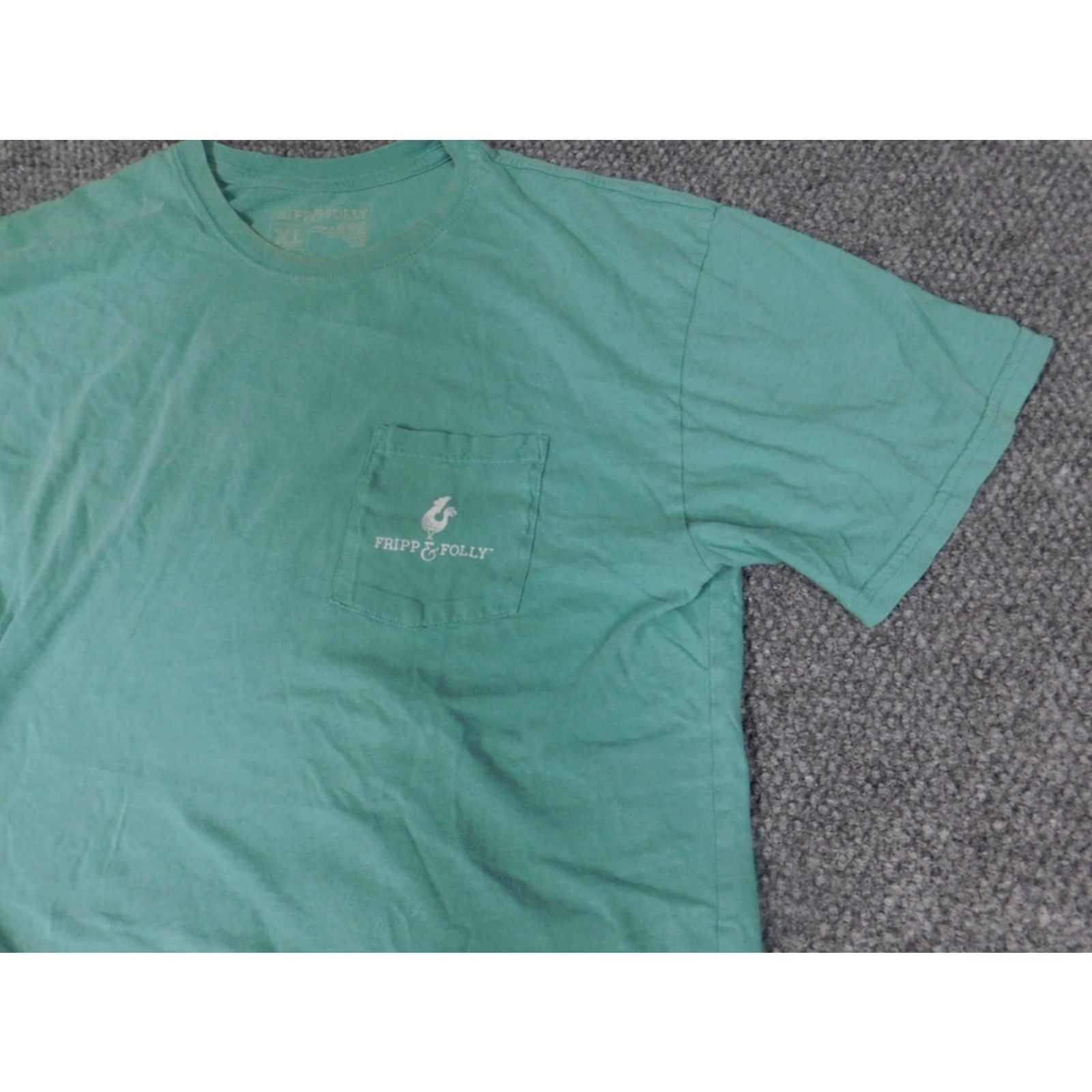 Vintage Fripp & Molly Mens Shirt XL Green graphic dog T-Shirt Crew Neck Short Sleeve Cotton Logo Vintage No Size US XL / EU 56 / 4 - 4 Thumbnail