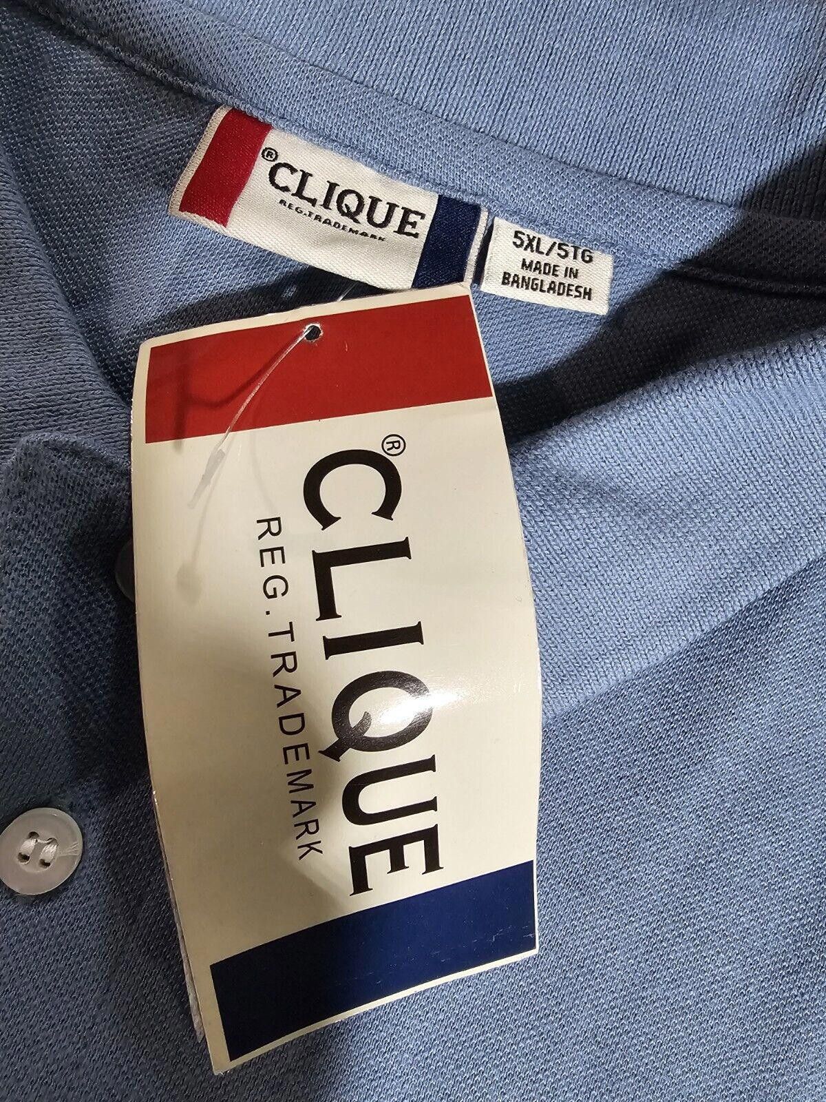 Clique clique polo shirt NWT 5xl XXXXXL Lt Blue Size US XXL / EU 58 / 5 - 5 Thumbnail