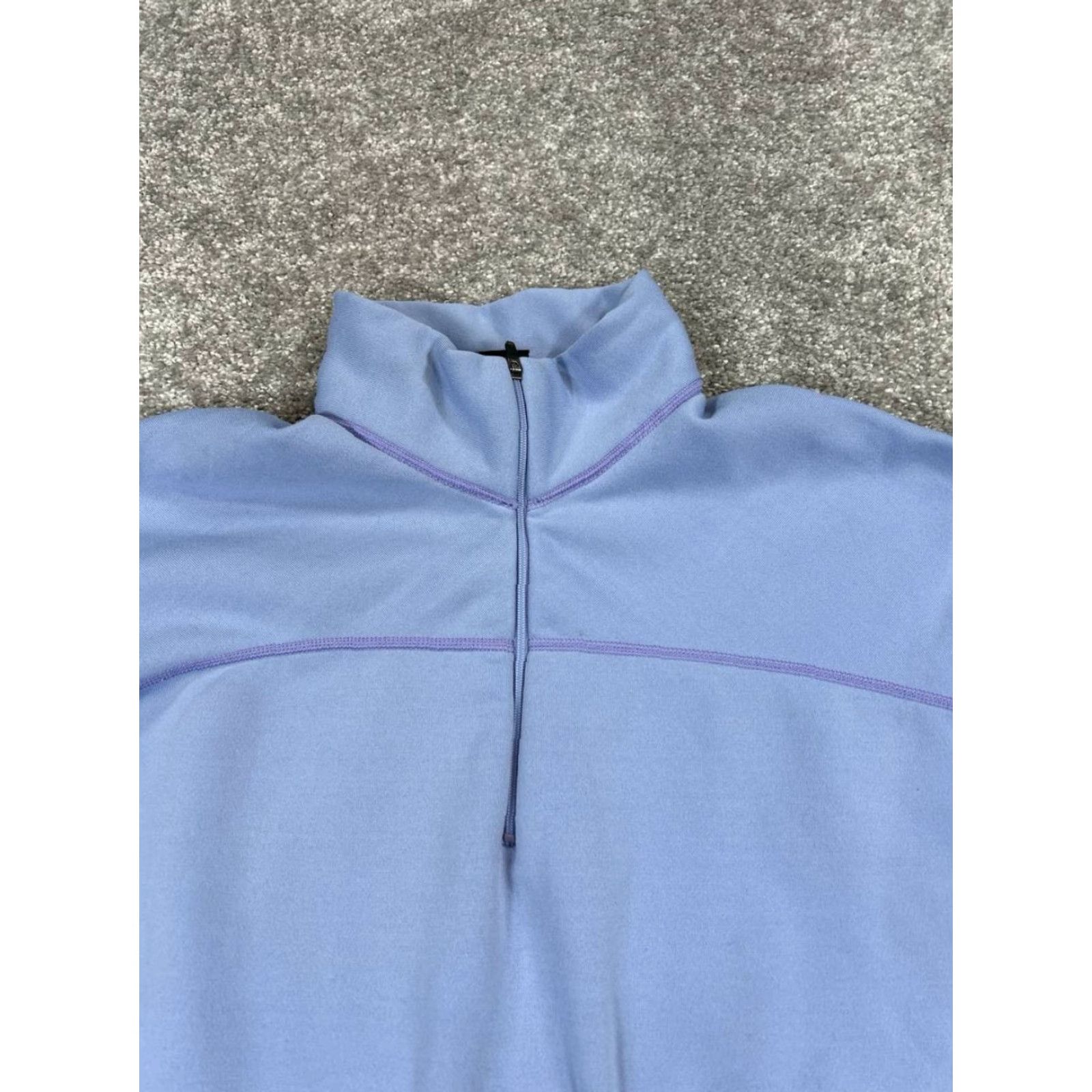 Patagonia Patagonia Capilene Ew Sweater Womens Large Blue Quarter Zip Fleece Size L / US 10 / IT 46 - 2 Thumbnail