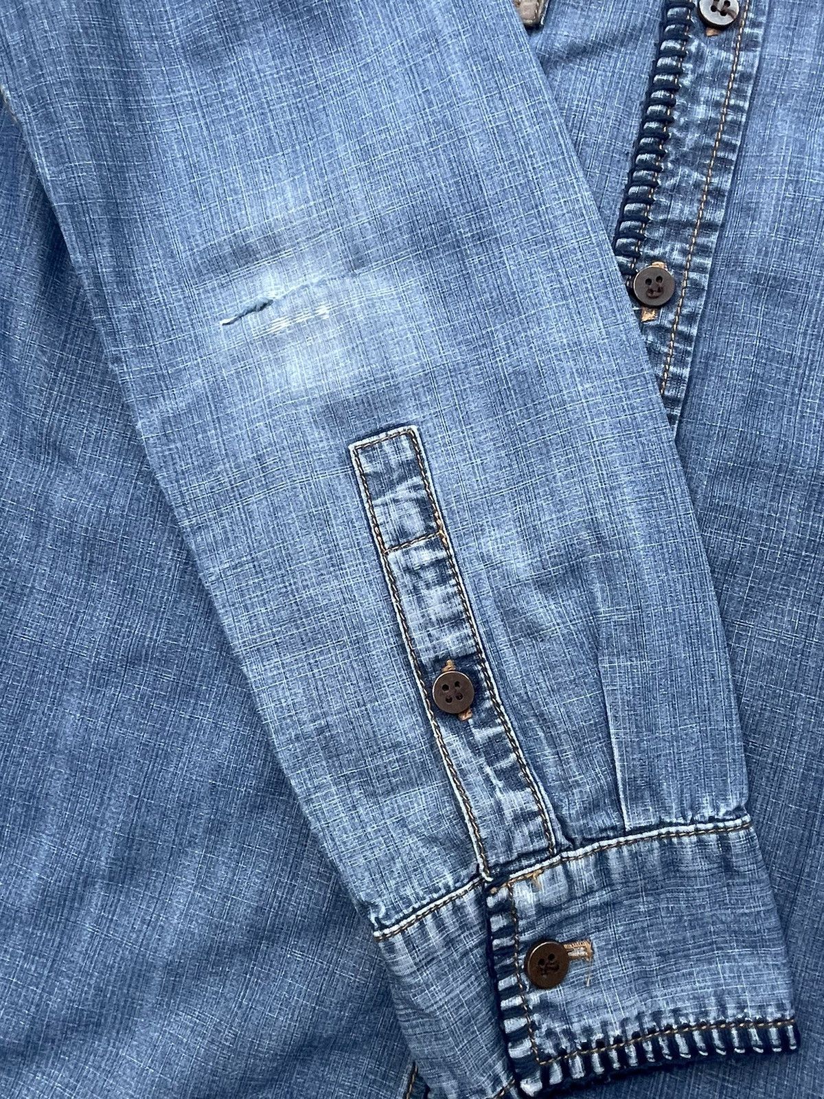 Japanese Brand Unknown Brand Custom Chambary Shirt Size US S / EU 44-46 / 1 - 15 Thumbnail