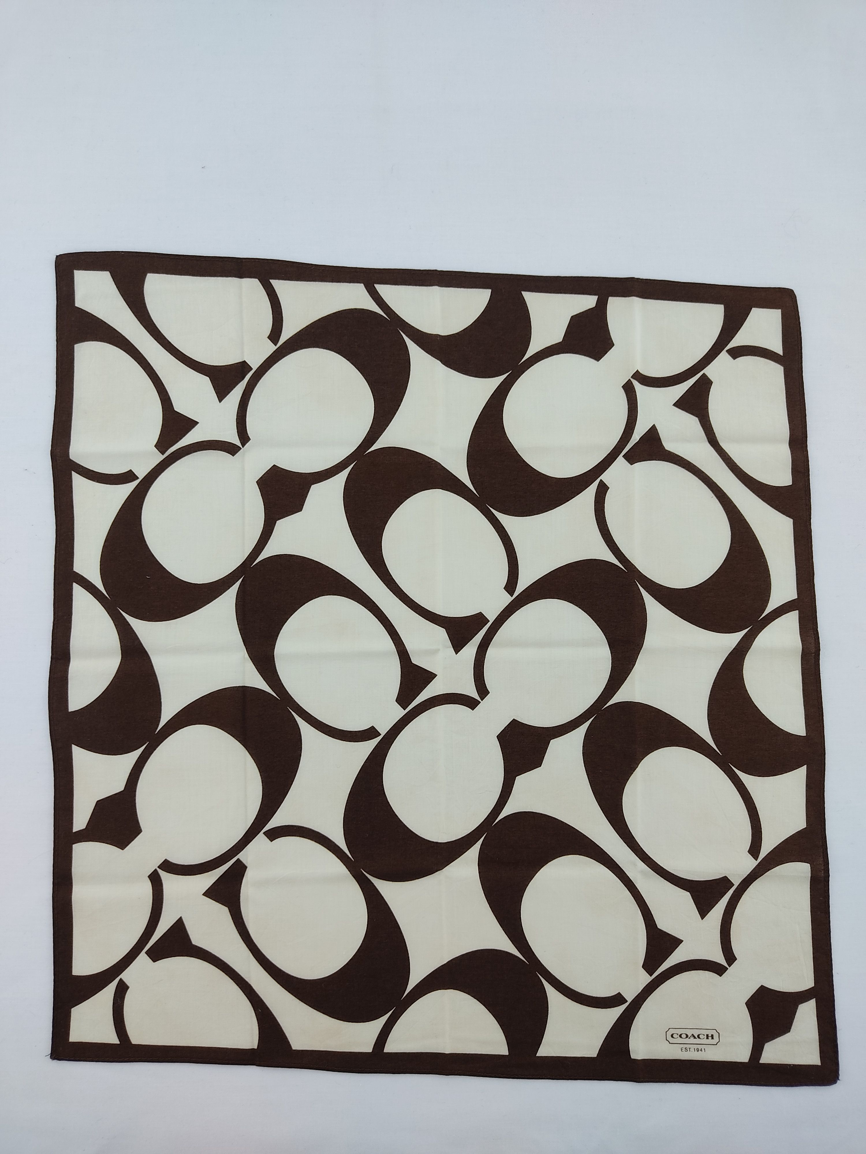 Coach × Vintage Coach Handkerchief / Neckwear / Bandana Size ONE SIZE - 3 Thumbnail