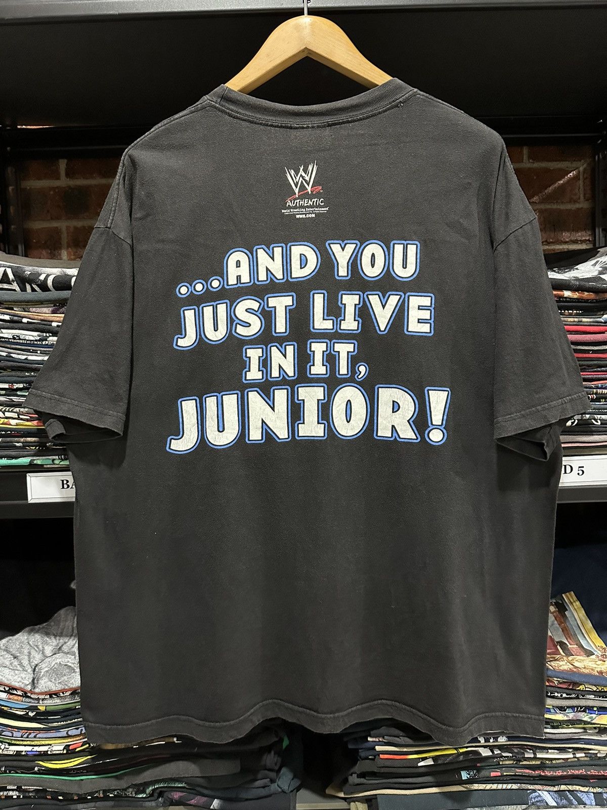 Vintage Vintage King Of The World Wrestling Faded Tee Size US XXL / EU 58 / 5 - 2 Thumbnail