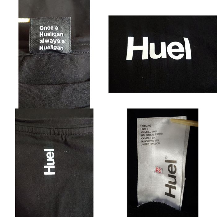 Huel Black T-shirt Size XXL