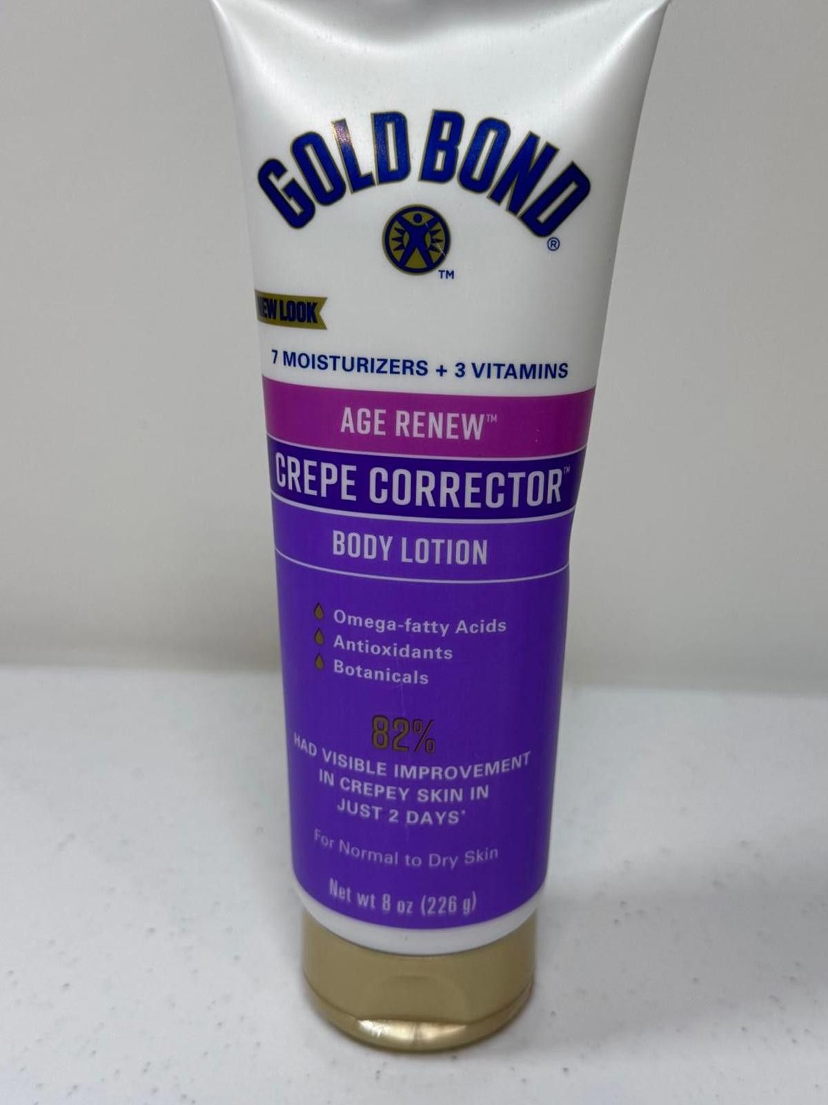 Designer Gold Bond Age Renew Crepe Corrector Body Lotion - 8 oz Size ONE SIZE - 1 Thumbnail