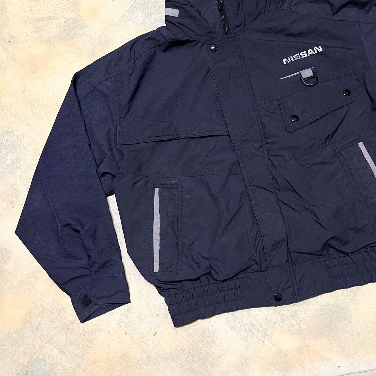 Gear for Sports × Vintage Vintage Nissan Zipper Jacket Big Logo Gear for Sport Size US M / EU 48-50 / 2 - 9 Thumbnail