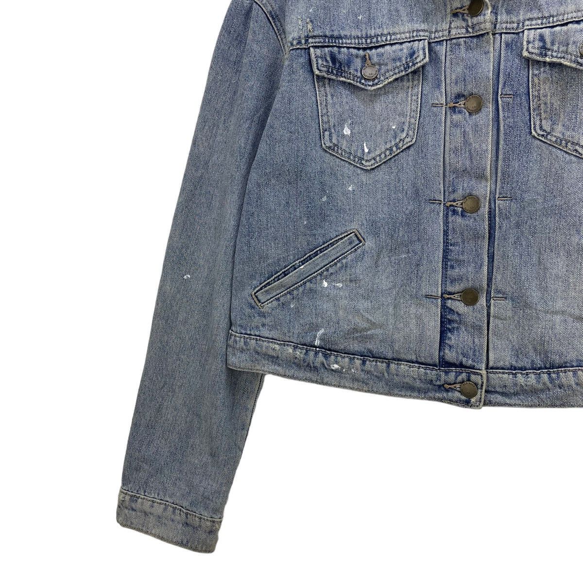 Japanese Brand Old Navy Splash Painting Denim Jacket Size M / US 6-8 / IT 42-44 - 4 Thumbnail