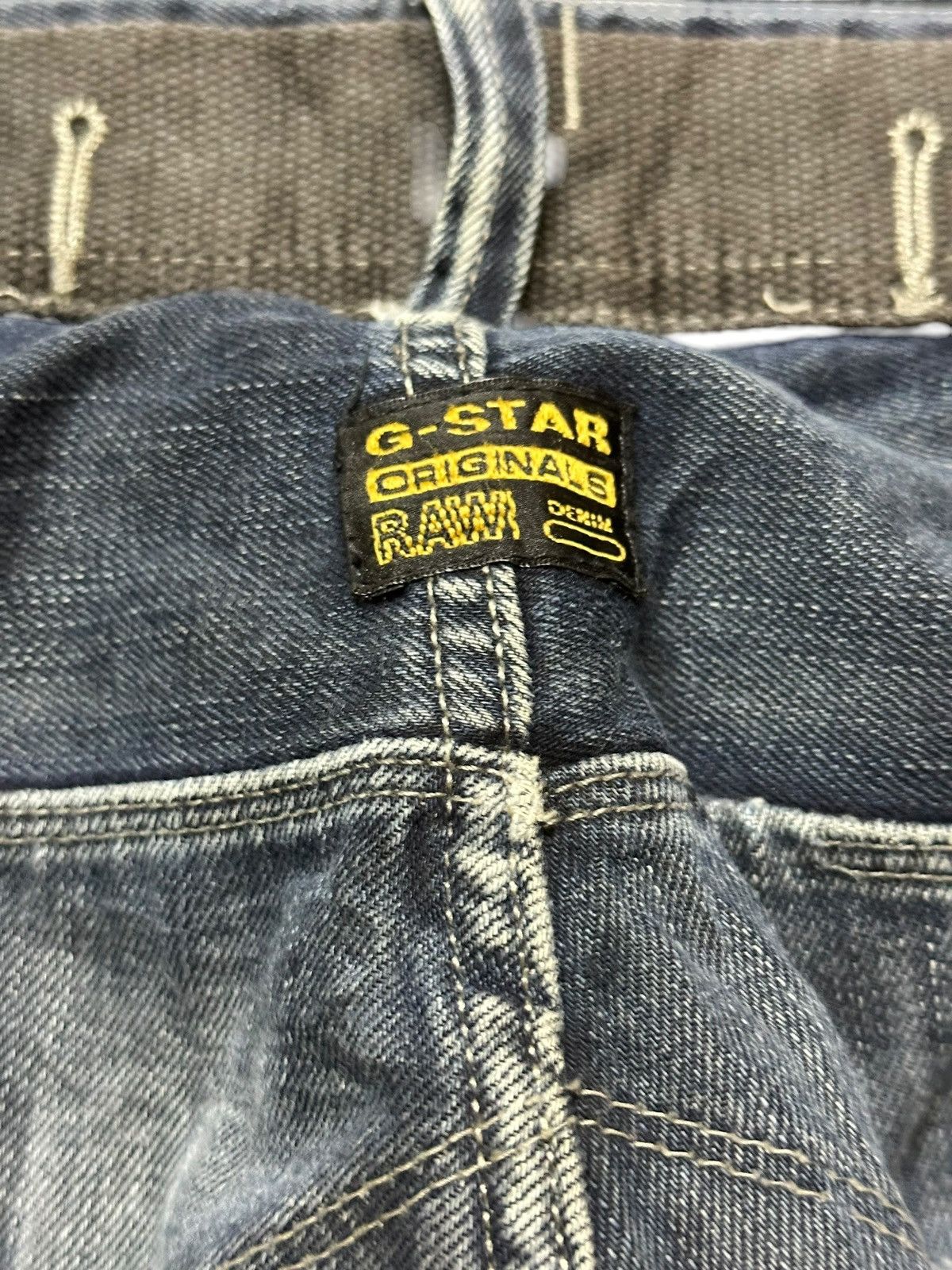G-Star Vintage G-Star Raw 3301 Double Knee Tactical Jeans Size US 34 / EU 50 - 7 Thumbnail