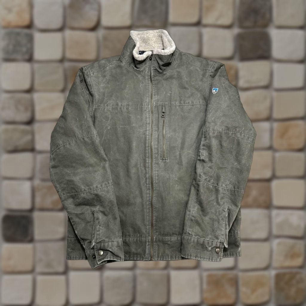 Vintage Kuhl Jacket Mens Medium Green Cotton Insulated Full Zip Size US M / EU 48-50 / 2 - 1 Thumbnail