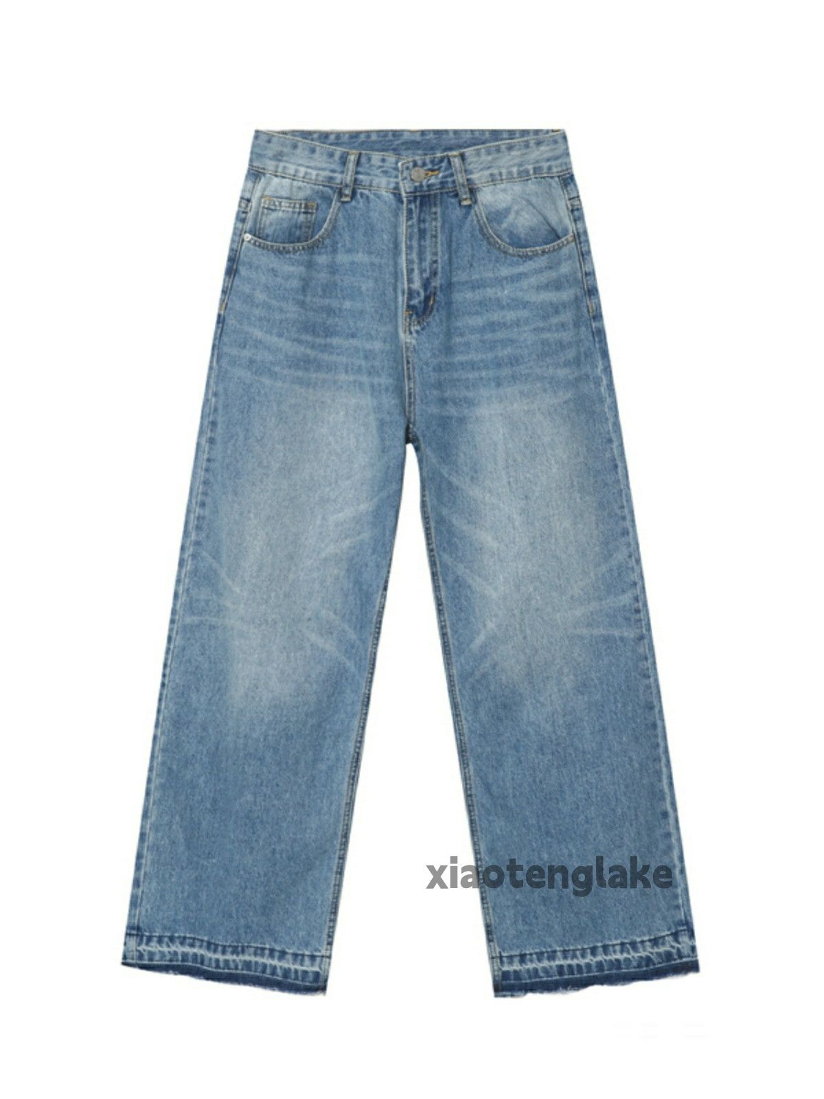 Jean × Vintage washed faded cleanfit yuppie loose baggy jeans Size US 32 / EU 48 - 8 Thumbnail