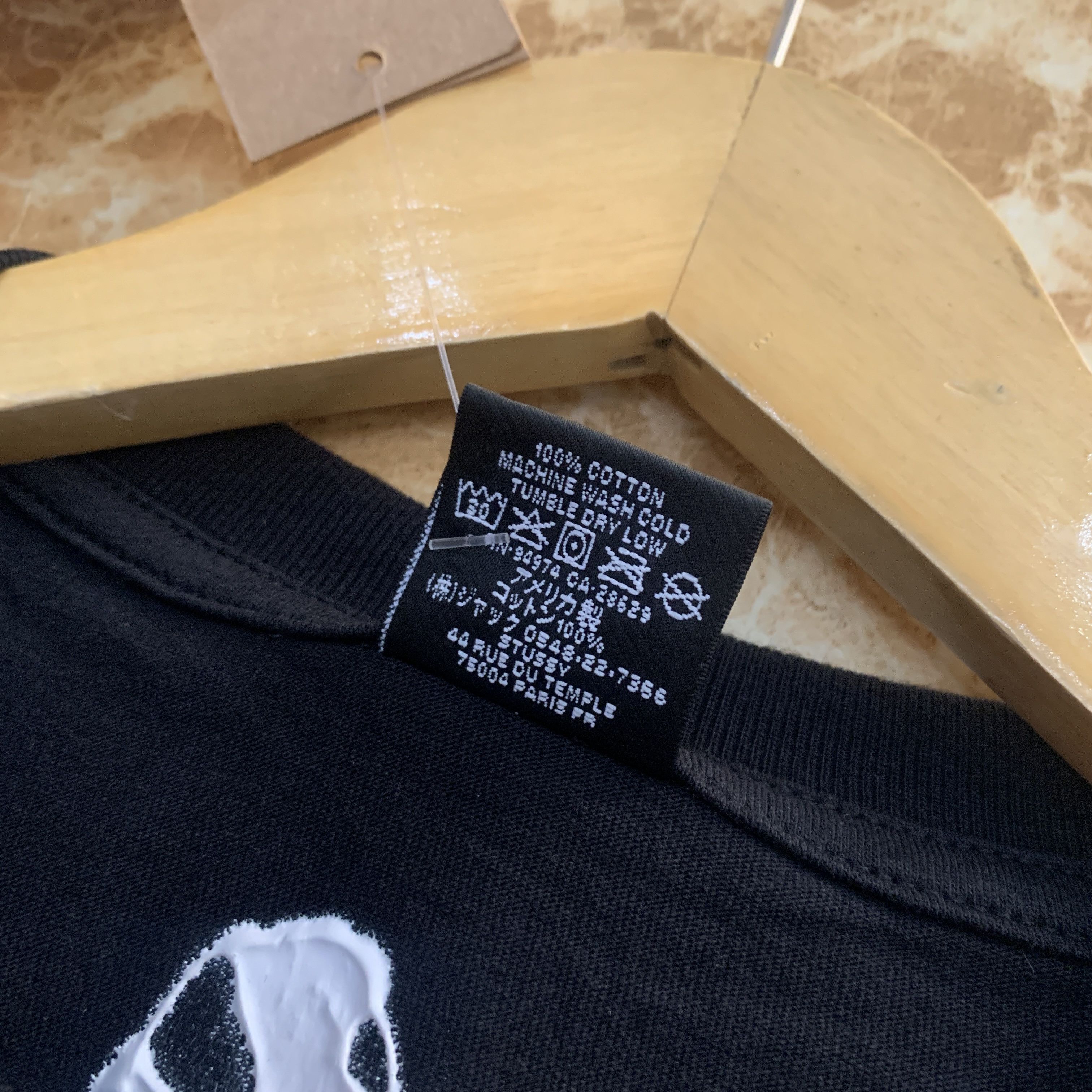 Stussy Stussy tee black Size US M / EU 48-50 / 2 - 6 Thumbnail