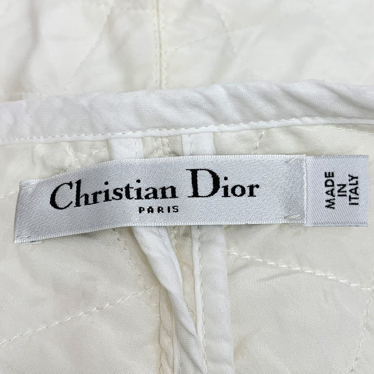Dior Dior Rhombus Plaid Bee Embroidered Silk Casual Shorts K26WX Size 26" / US 2 / IT 38 - 5 Thumbnail