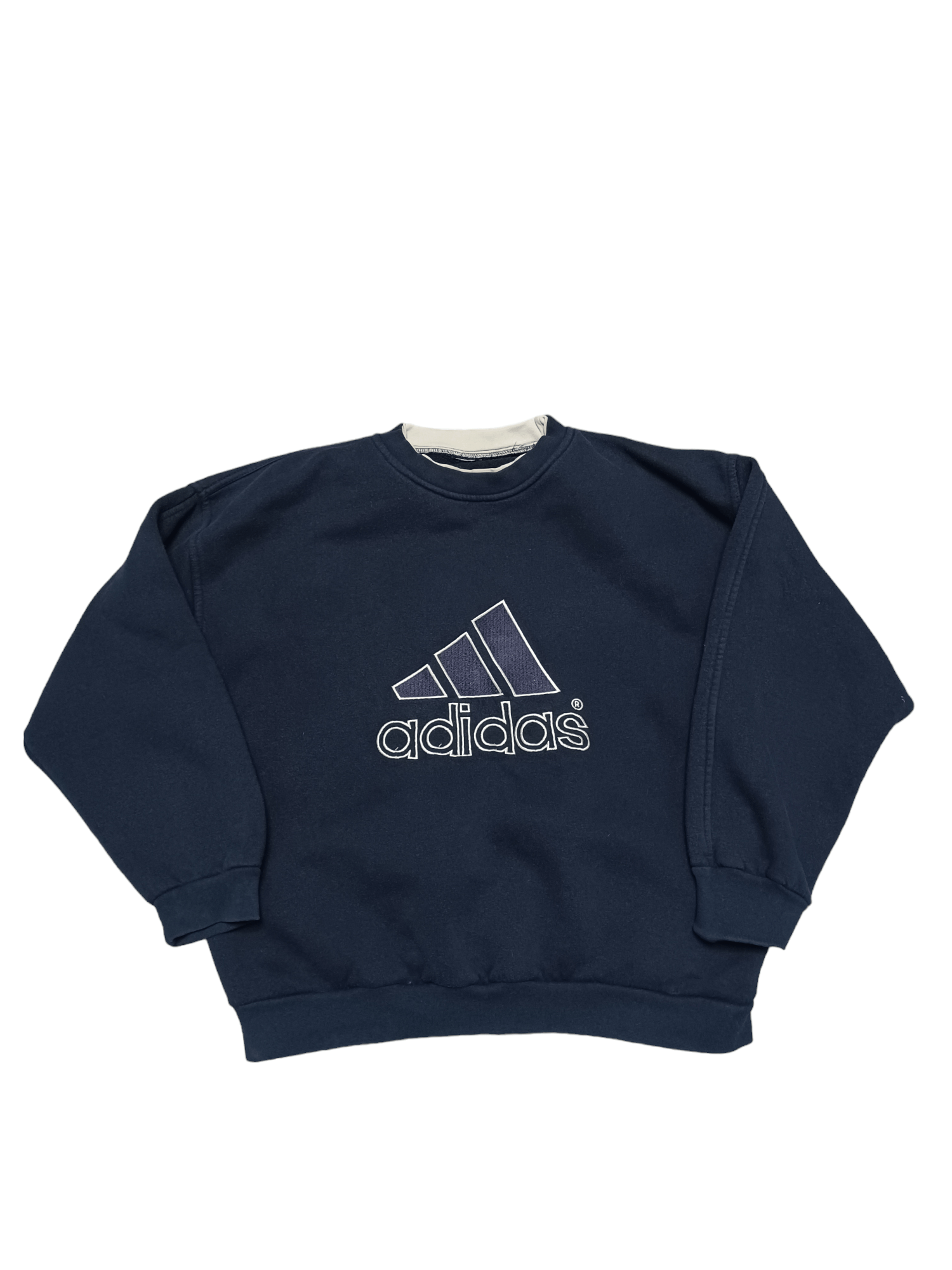 Adidas ADIDAS VINTAGE 90S BIGLOGO EMBROIDERED OVERSIZE SWEATSHIRT Size US S / EU 44-46 / 1 - 1 Thumbnail