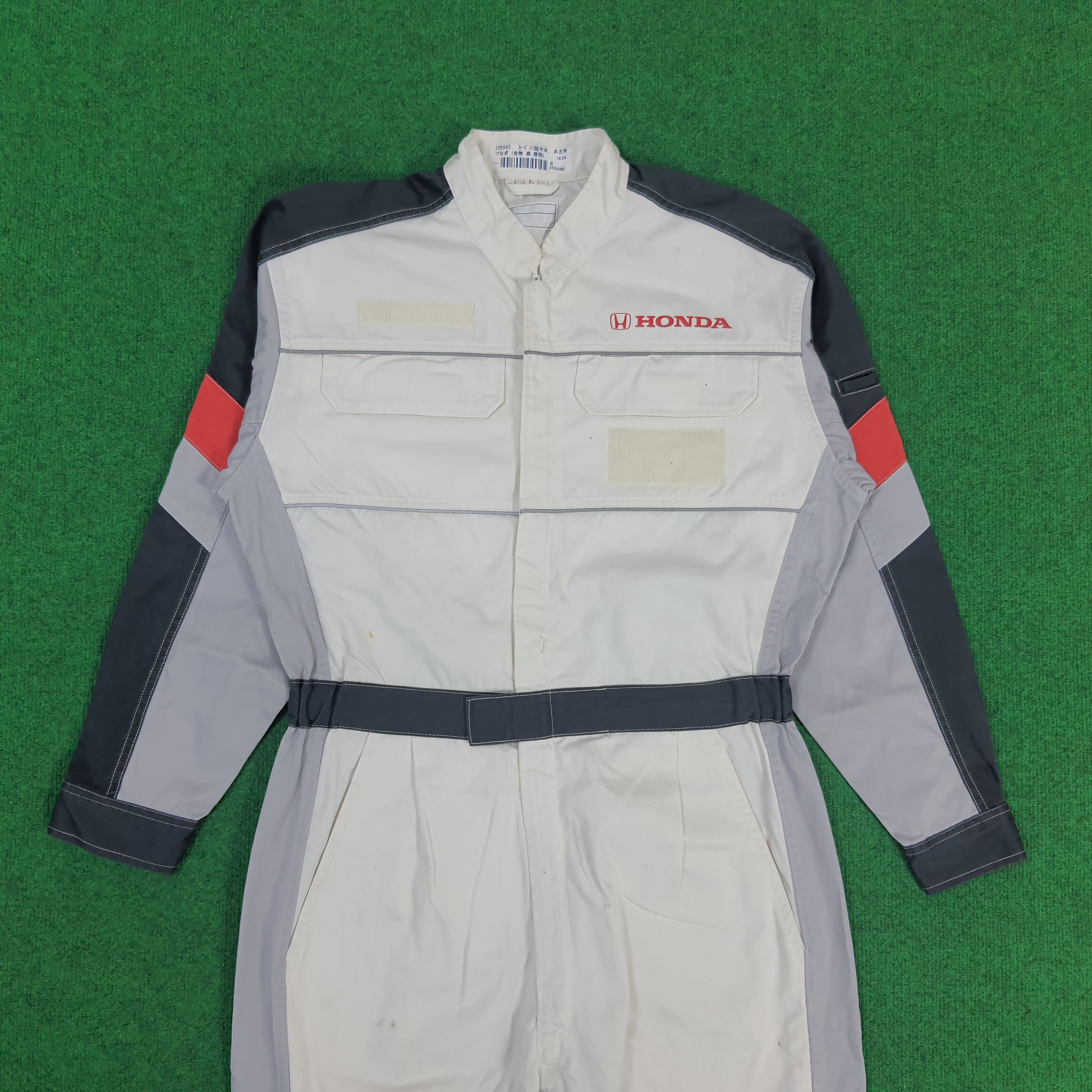 Japanese Brand × Vintage Vintage HONDA Japanese Brand Racing Motorsports Coverall Size US M / EU 48-50 / 2 - 5 Thumbnail
