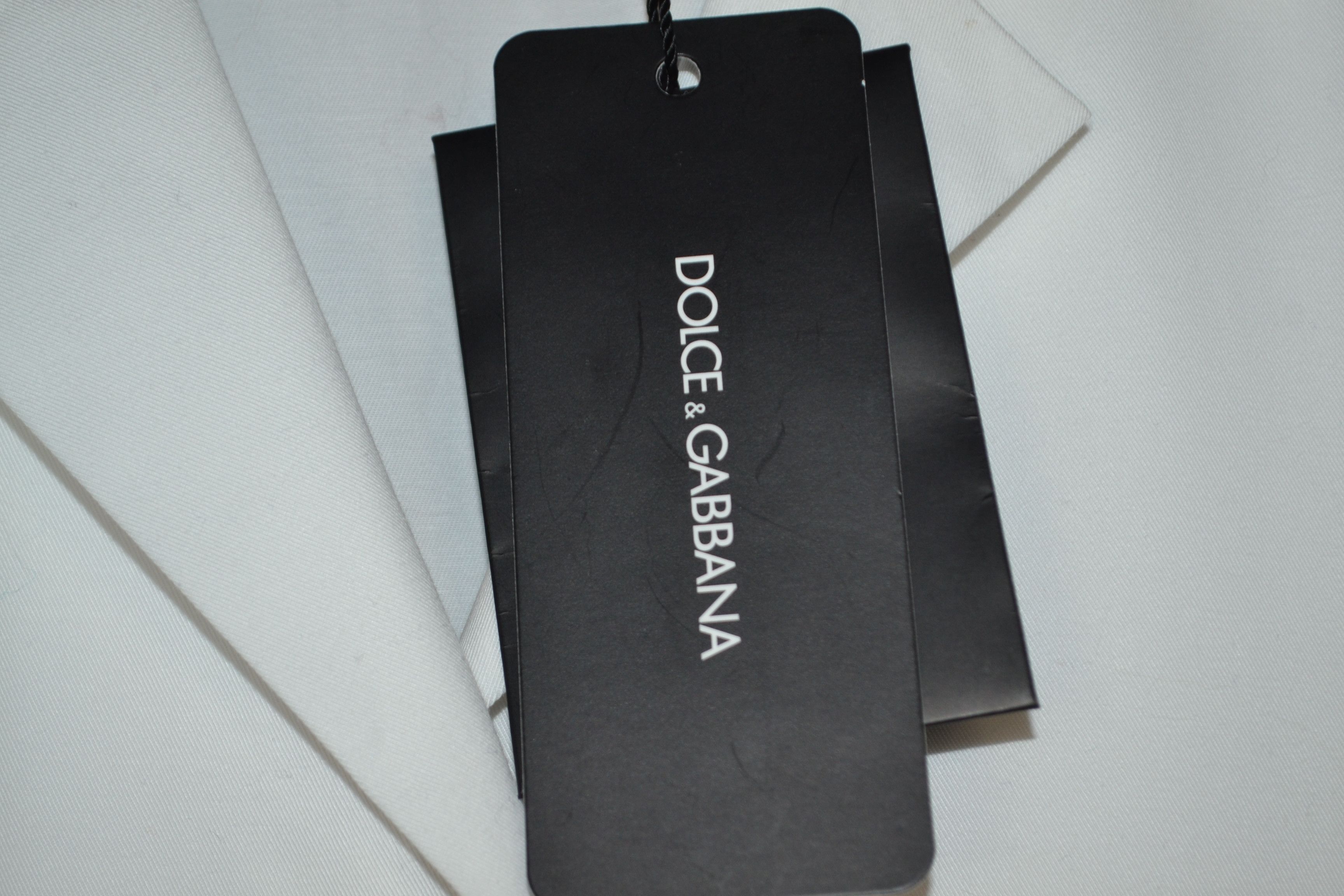 Dolce & Gabbana Dolce & Gabbana Lab Coat White Cotton Jacket Staff 48 M Size Size M / US 6-8 / IT 42-44 - 14 Thumbnail