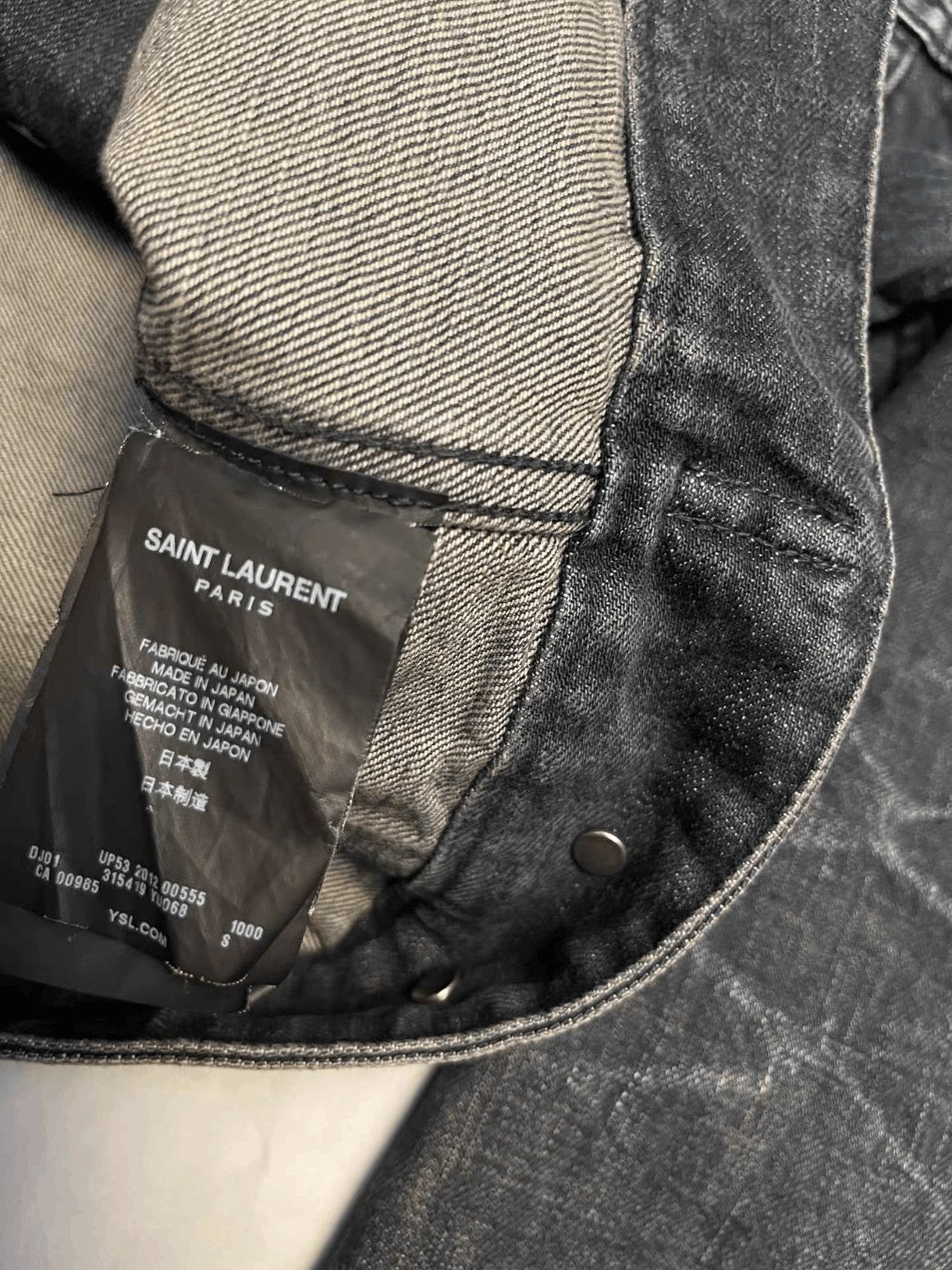Saint Laurent Paris Saint Laurent Paris 13SS Vintage Wash Distressed Denim Size US S / EU 44-46 / 1 - 5 Thumbnail