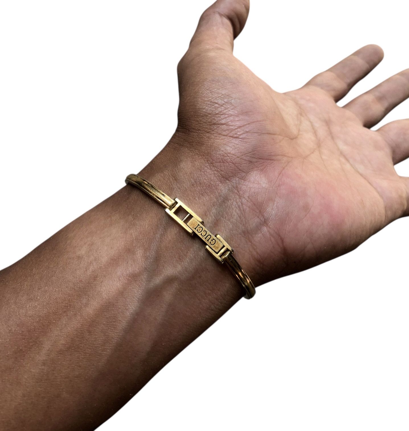 Gucci 💯Vintage GUCCI 1100L Ladies Bangle Gold Bracelet Watch Size ONE SIZE - 15 Thumbnail