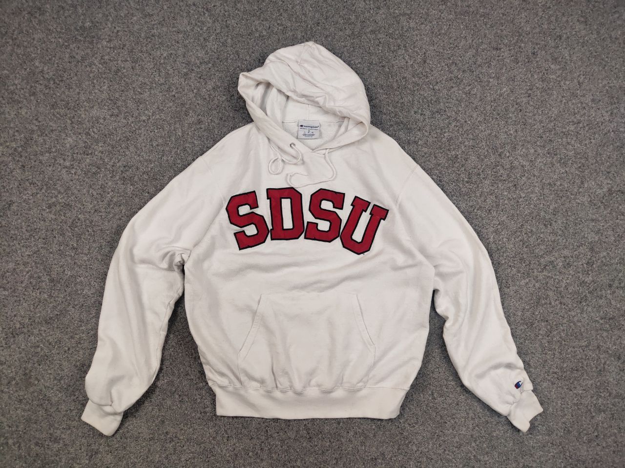 Champion Vintage Champion University SDSU Logo Gray Baggy Hoodie Size US M / EU 48-50 / 2 - 5 Thumbnail