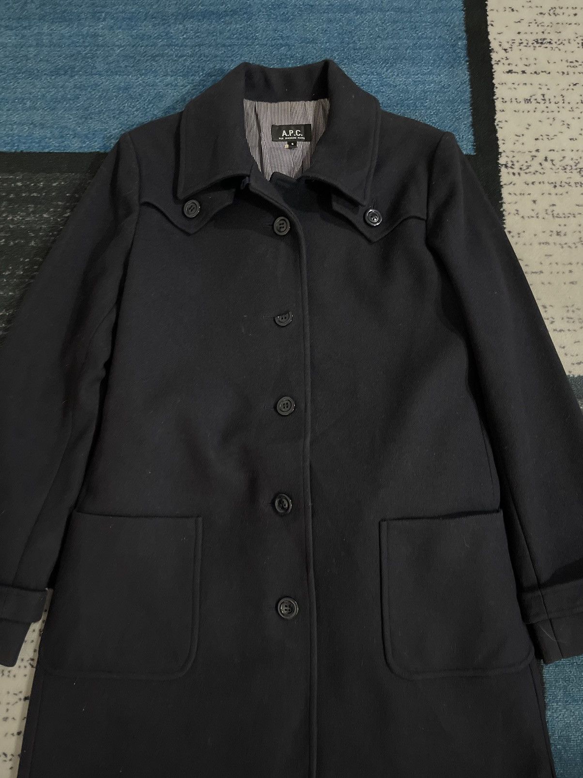 A.P.C. Vintage A.P.C Wool Long Jacket Size US S / EU 44-46 / 1 - 5 Thumbnail
