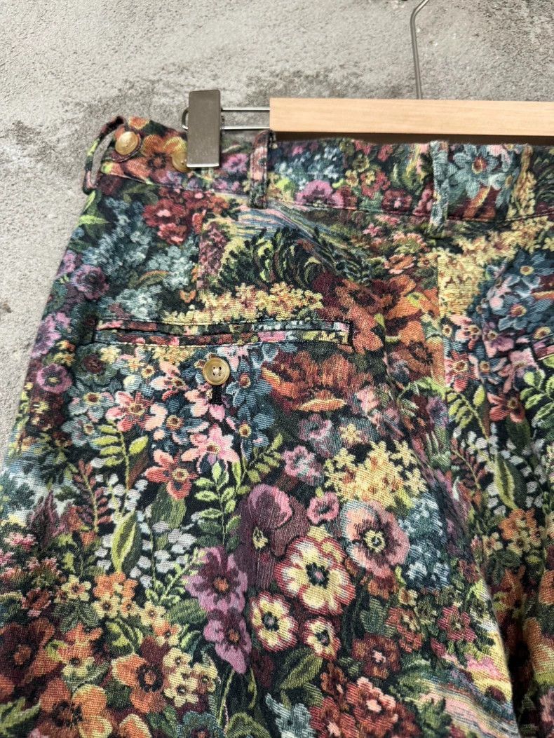 Yohji Yamamoto floral pattern trousers by yohji yamamoto Size US 32 / EU 48 - 2 Thumbnail