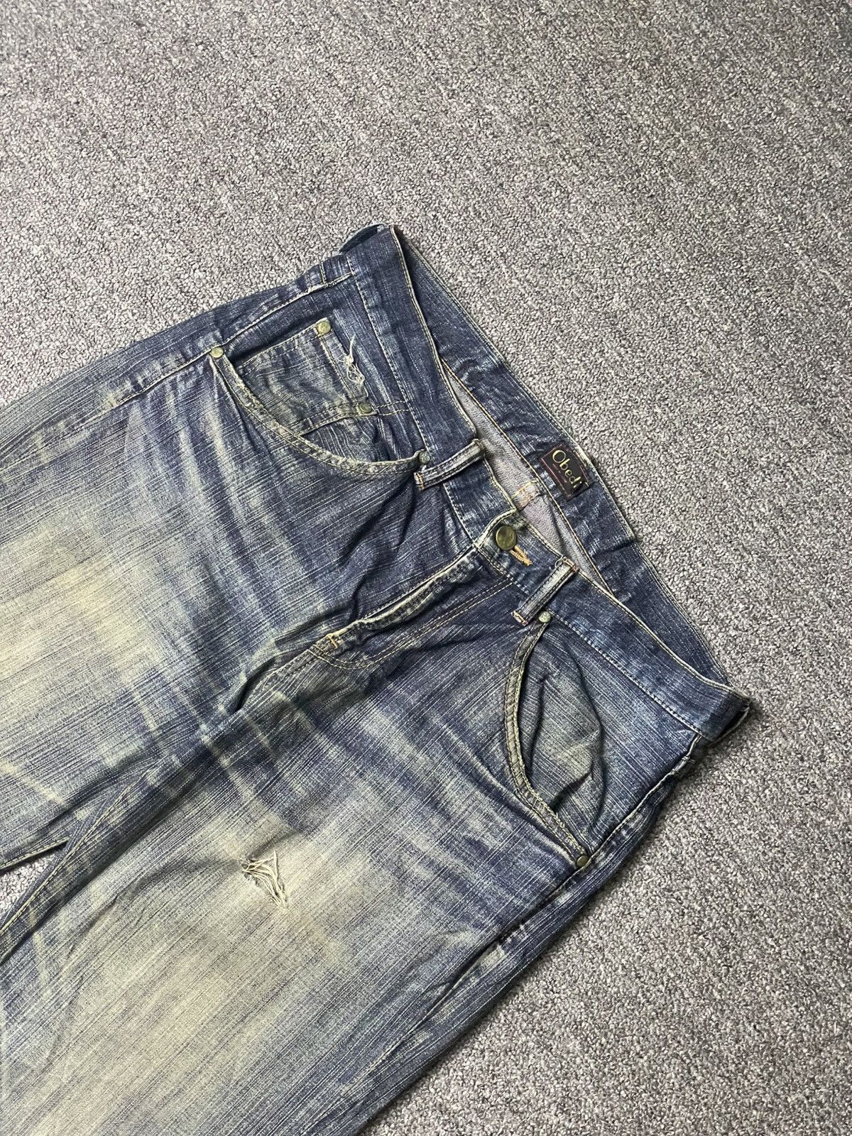 Japanese Brand × Vintage OBEDI Japanese Brand Straight Cut Jeans (112) Size US 32 / EU 48 - 4 Thumbnail