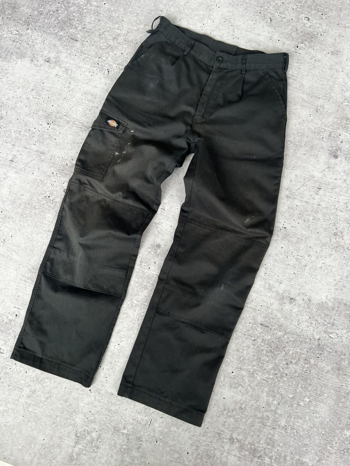 Dickies × Vintage Dickies Vintage Distressed Black Cargo Pants Size US 32 / EU 48 - 2 Thumbnail