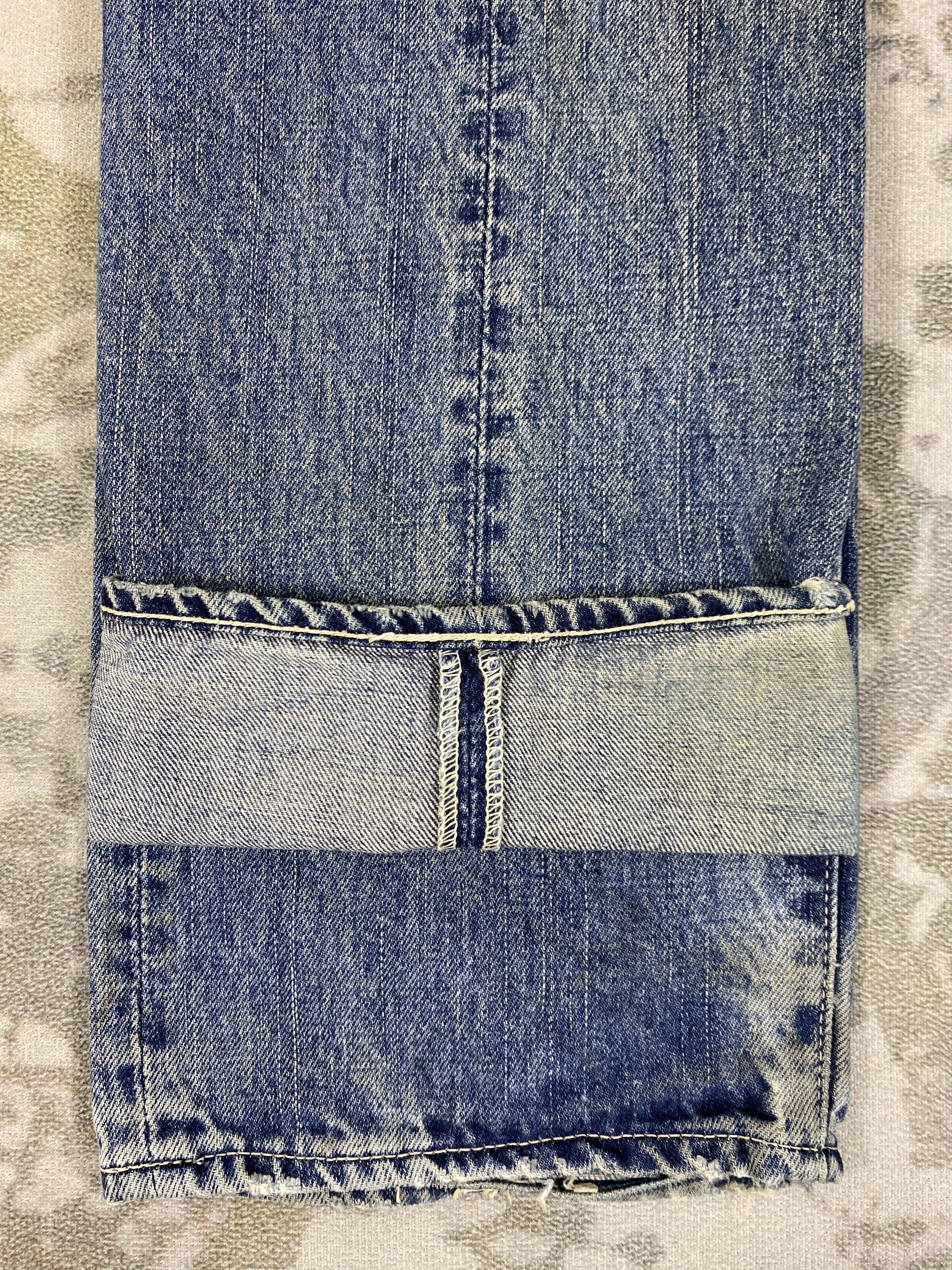 Japanese Brand Vintage Japanese Fob Factory Jeans 31x35 Denim- JN3528 Size US 31 - 11 Thumbnail