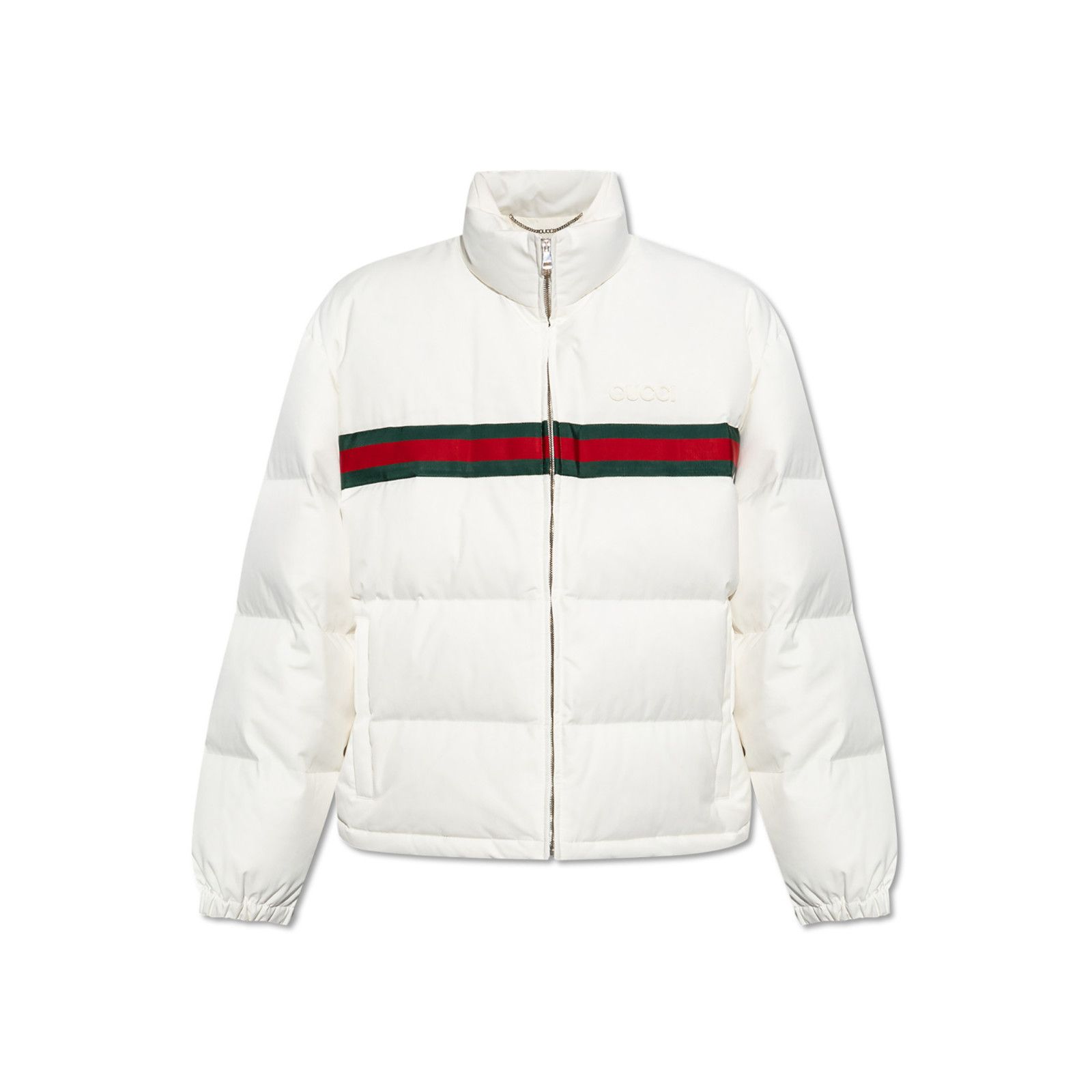 Gucci GUCCI White Down Jacket New & Authentic (Women's size:IT 42; Size M / US 6-8 / IT 42-44 - 1 Preview