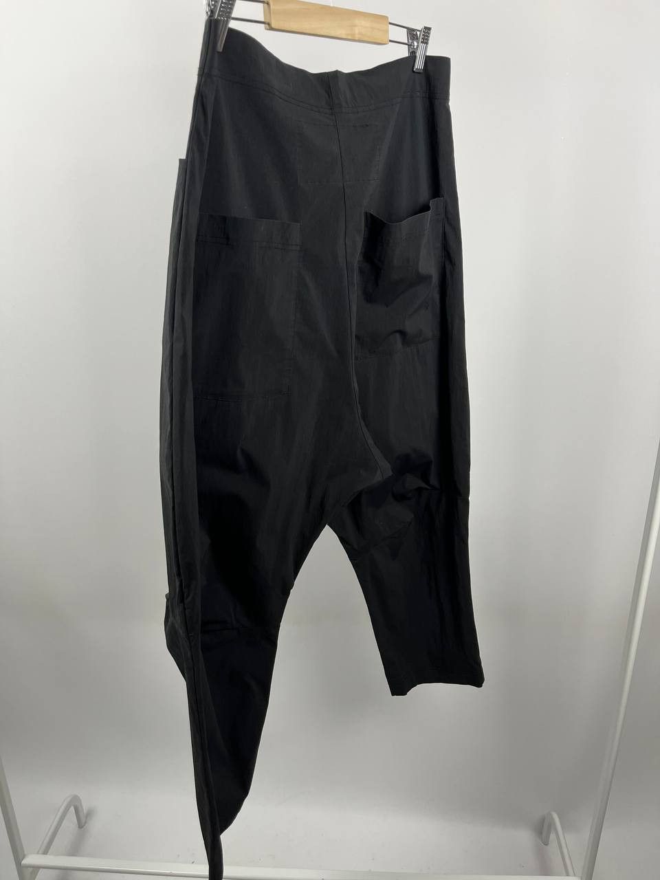 Rundholz RUNDHOLZ BLACK LABEL Black Drop Crotch Harem Pants Size M Size 27" / US 4 / IT 40 - 2 Thumbnail