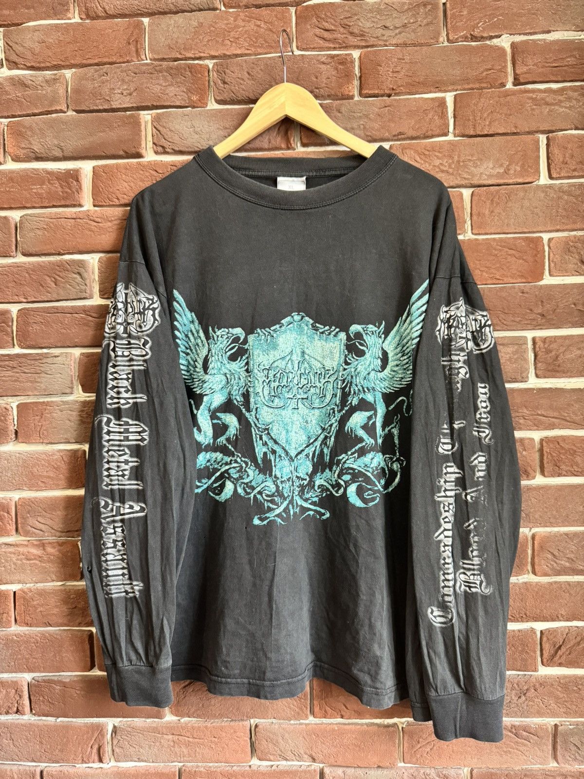 Band Tees Rare Vintage 90s Marduk Black Metal Assault XL Band Tee Size US XL / EU 56 / 4 - 1 Thumbnail