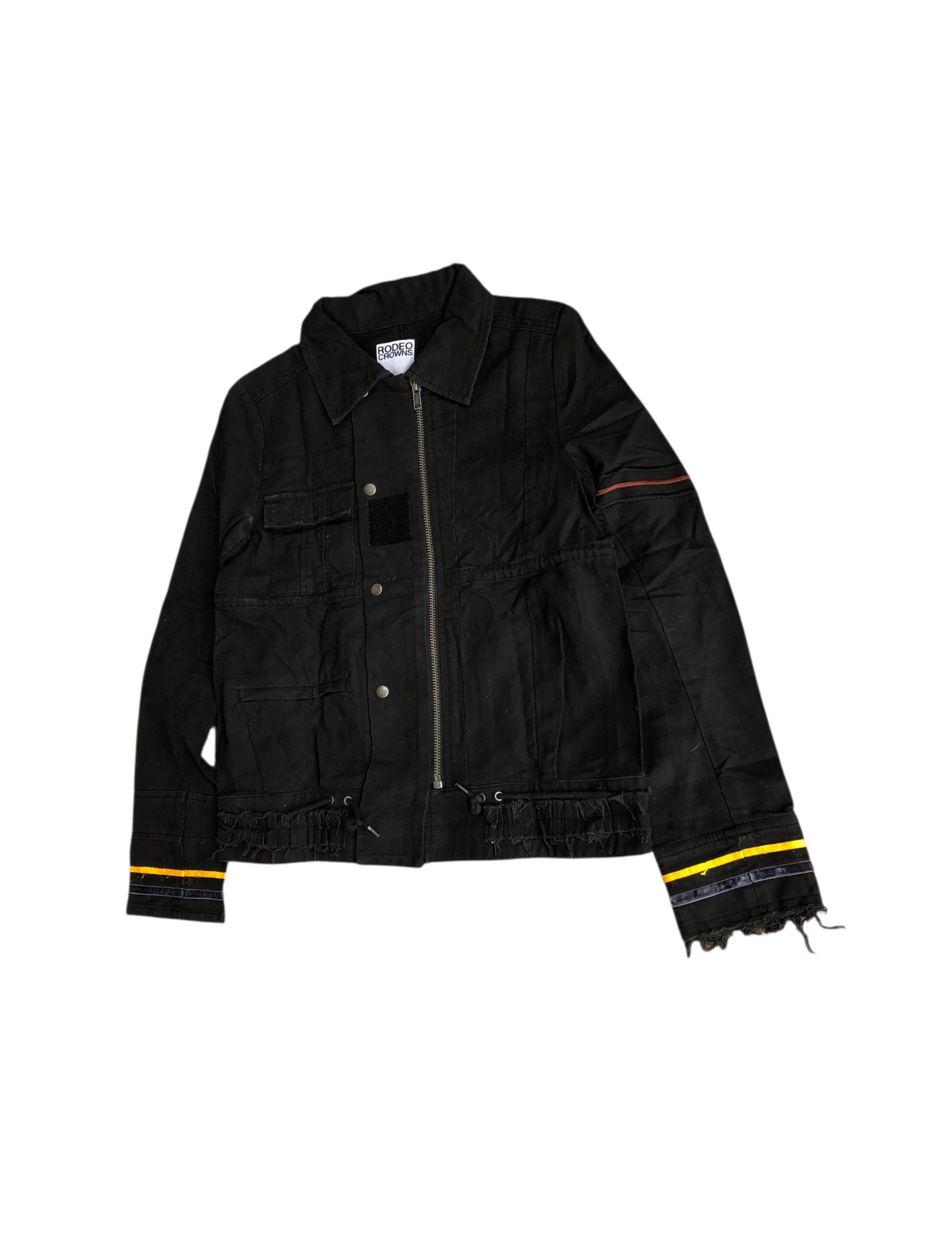 If Six Was Nine 2000s Rodeo Crown Canvas Ideal zipper Jacket Vkei Y2k Size US S / EU 44-46 / 1 - 3 Thumbnail