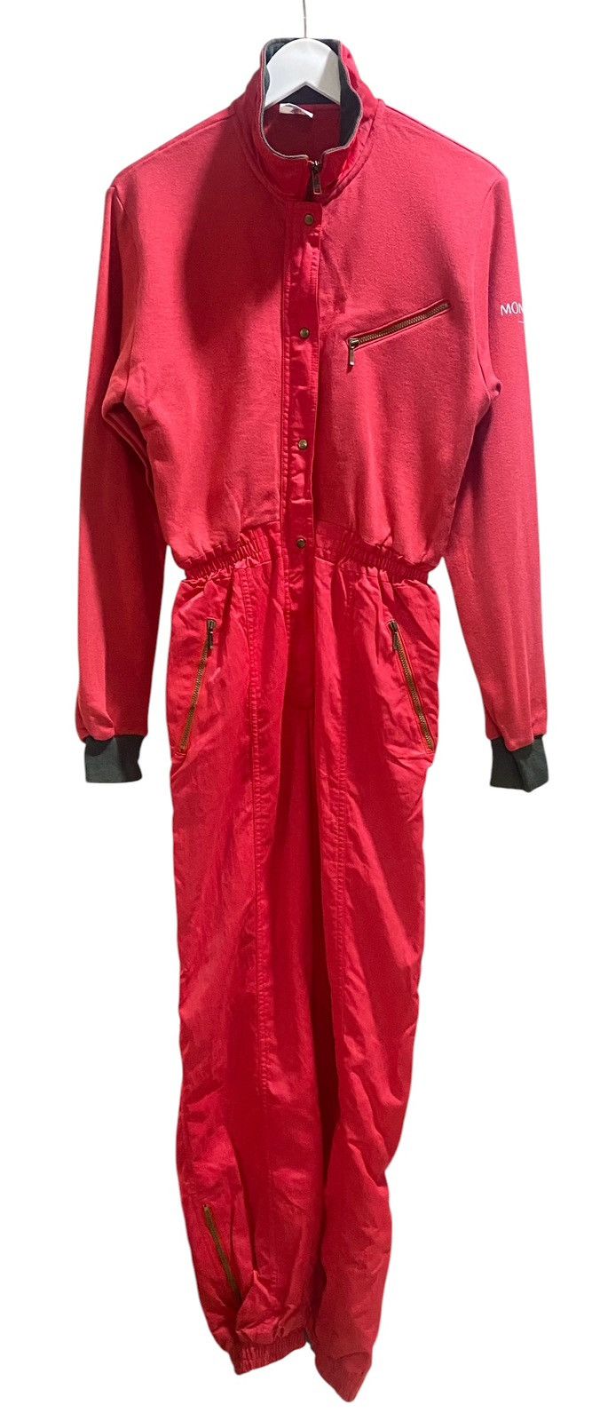 Moncler Vintage 90s Moncler France Asics Overall Jumpauit Size US 29 - 1 Thumbnail