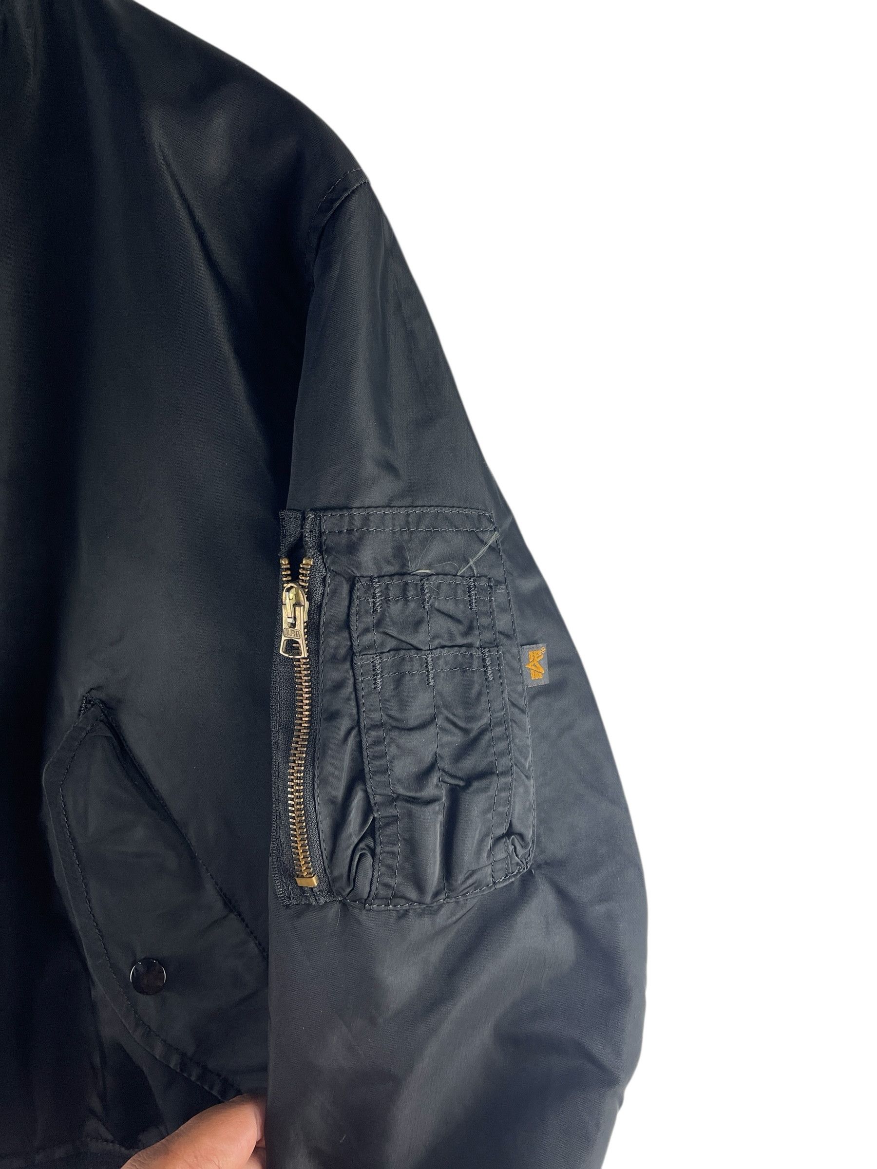 Alpha Industries Vintage Alpha MA-1 Military Style Flight Jacket Size US L / EU 52-54 / 3 - 11 Thumbnail