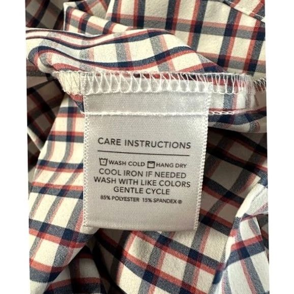 Mizzen+Main Mizzen+Main Shirt Adult XL Performance Blue Multi Plaid Button Down Stretch Mens Size US XL / EU 56 / 4 - 6 Thumbnail