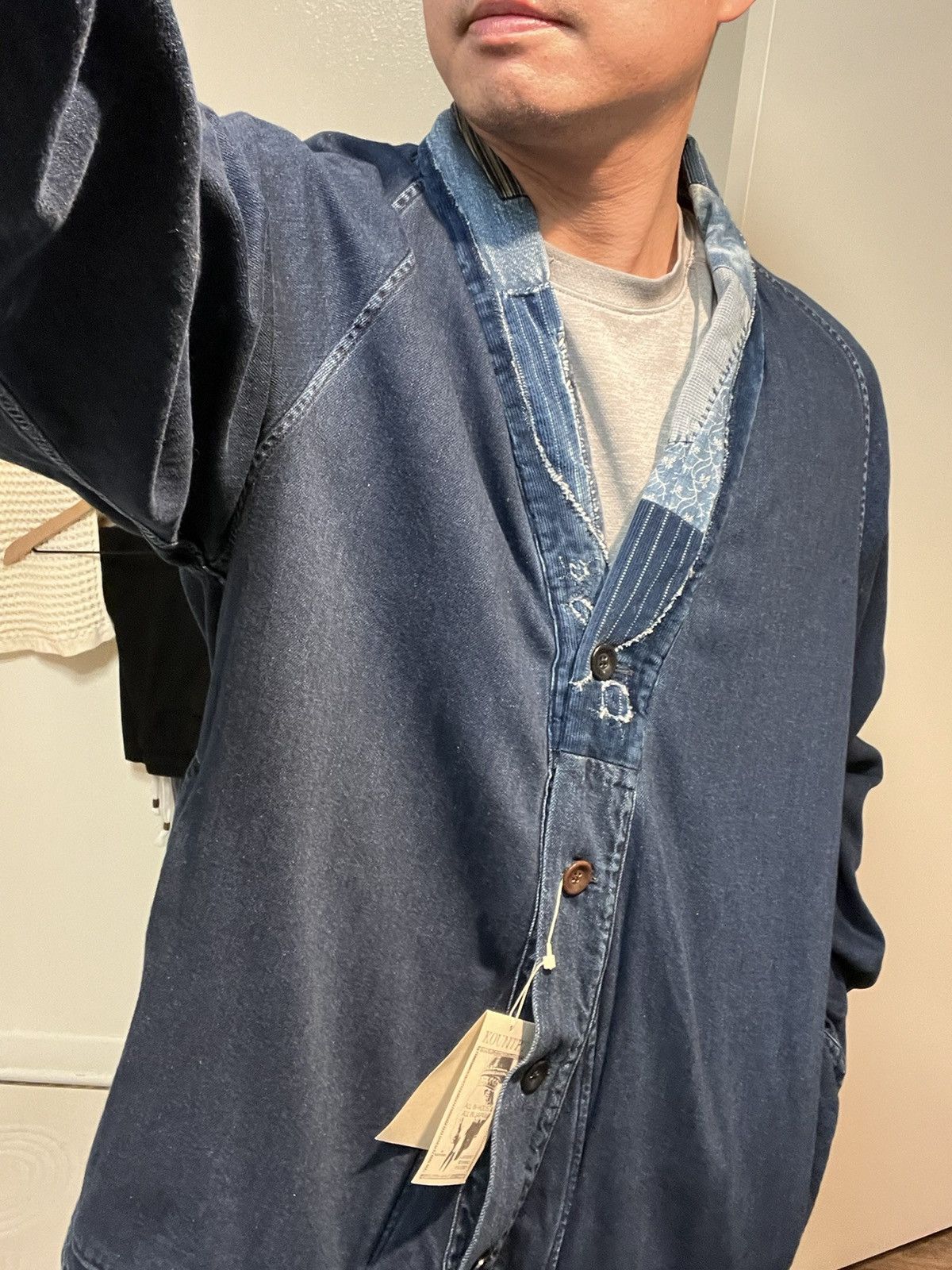 Kapital Kountry Kapital Kountry Denim Tiger Juban Noragi Size US L / EU 52-54 / 3 - 5 Thumbnail