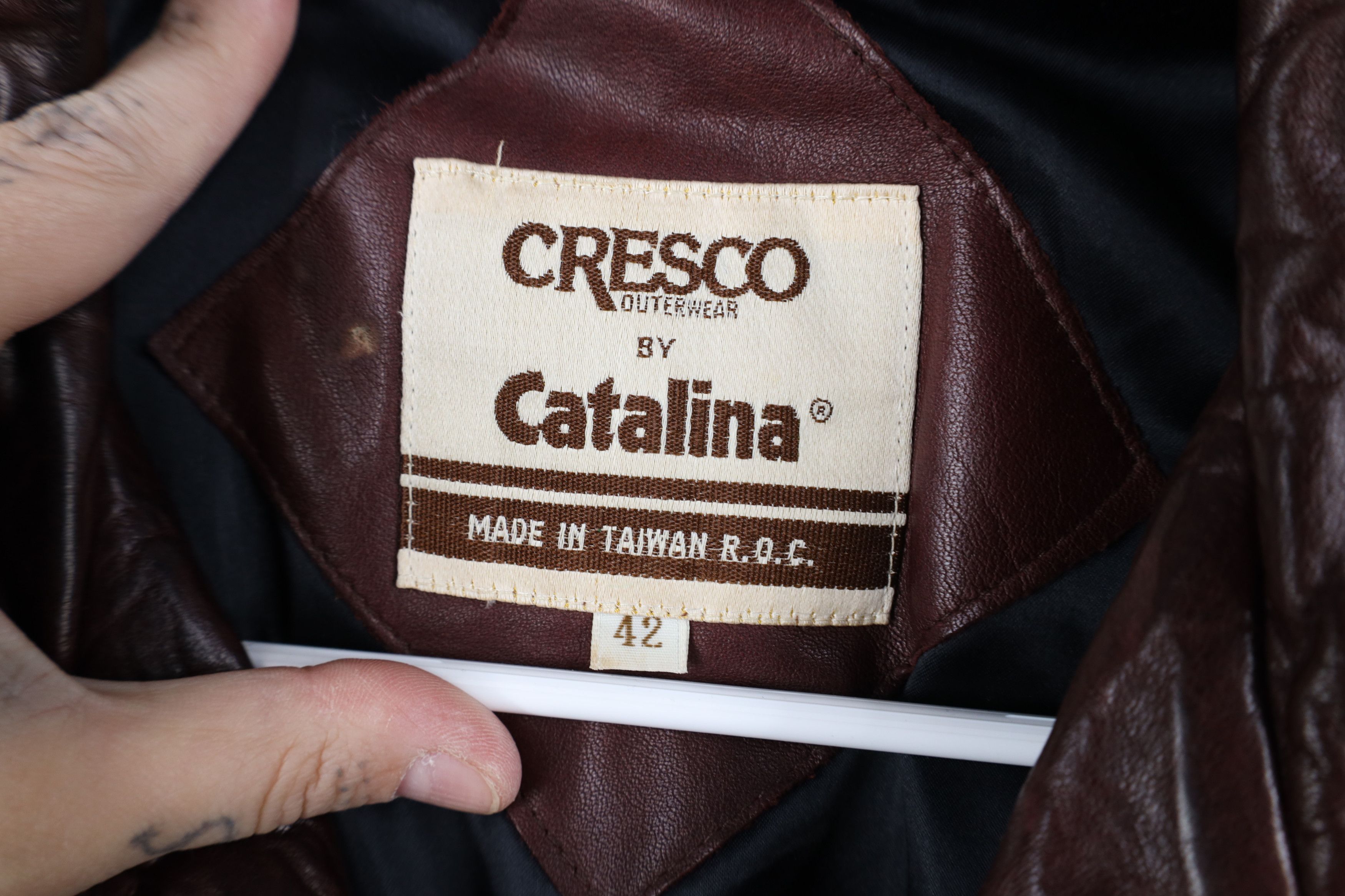 Vintage Vintage 70s Streetwear Catalina Bomber Jacket Oxblood Size US XL / EU 56 / 4 - 9 Thumbnail