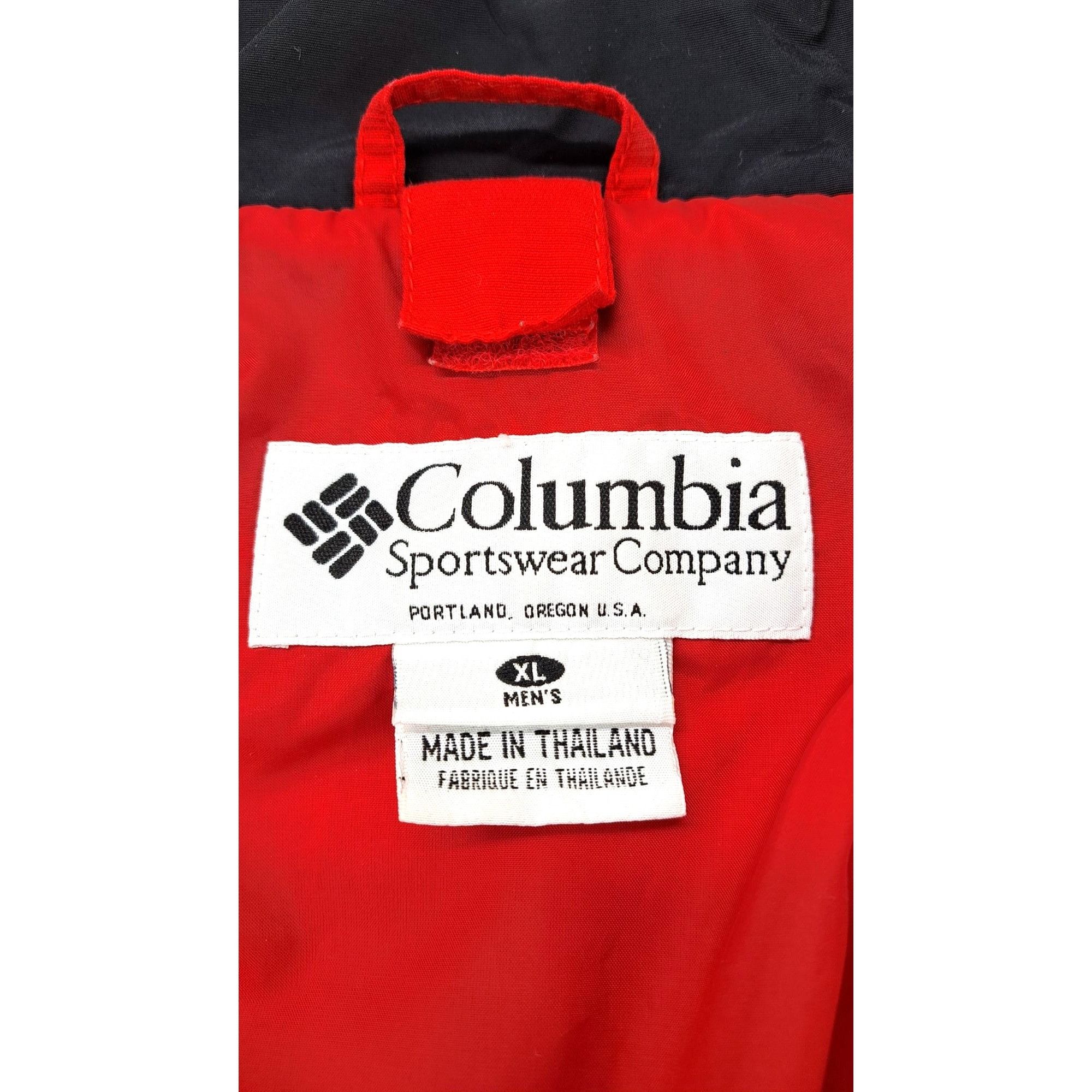 Columbia Vintage Columbia Men XL Red Black Gray Jacket Zip Toggle Size US XL / EU 56 / 4 - 5 Thumbnail