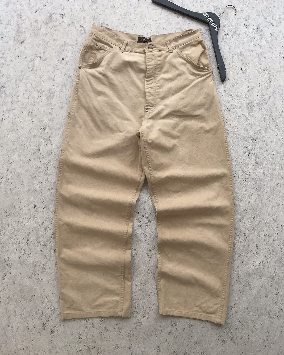 Polo Ralph Lauren × RRL Ralph Lauren × Vintage Vintage RRL Duck Canvas Carpenter Pants Size US 36 / EU 52 - 5 Thumbnail