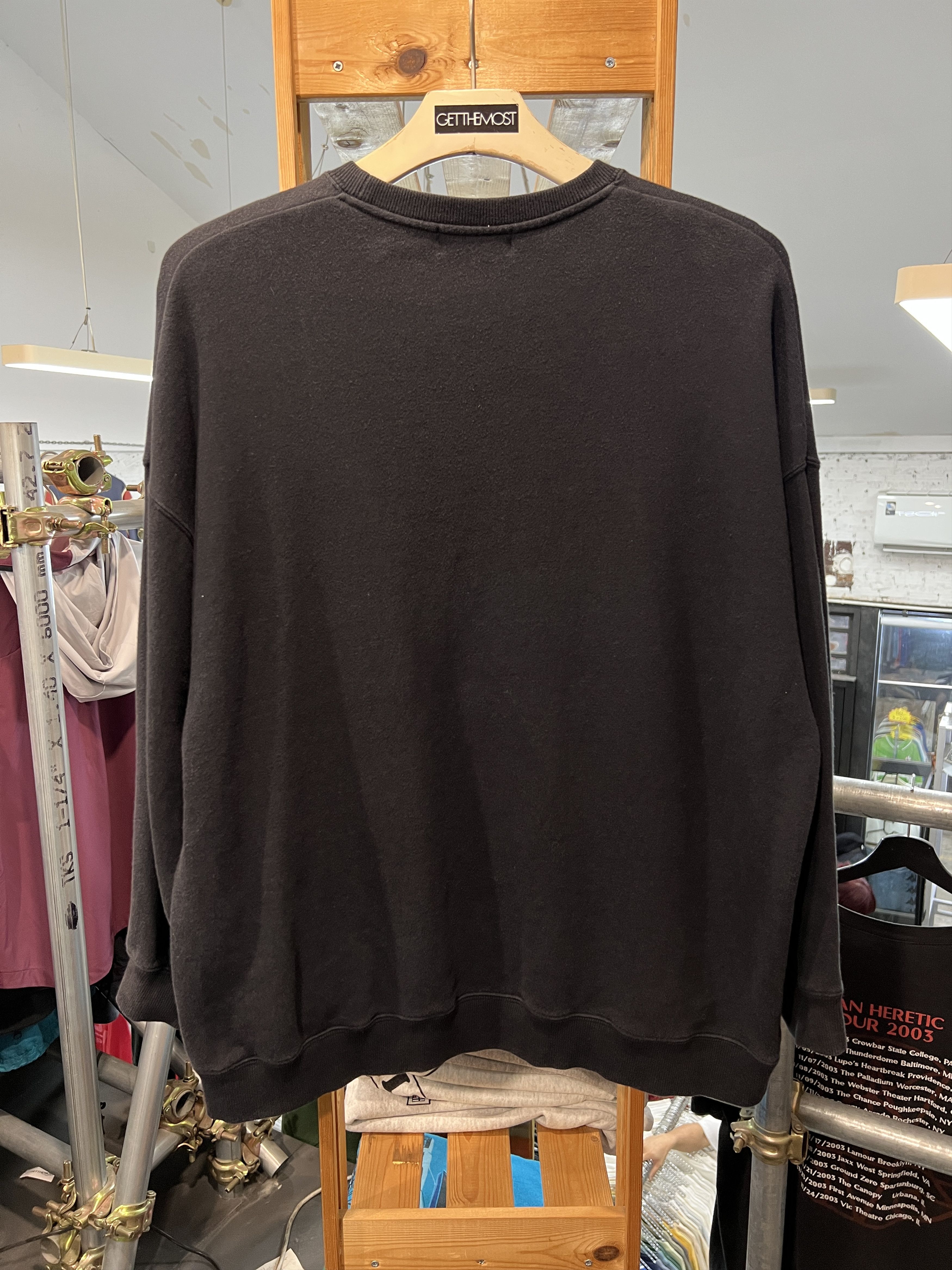Zucca ZUCCa by ISSEY MIYAKE Felt Logo Sweatshirt (M) GTMP389 Size US M / EU 48-50 / 2 - 7 Thumbnail