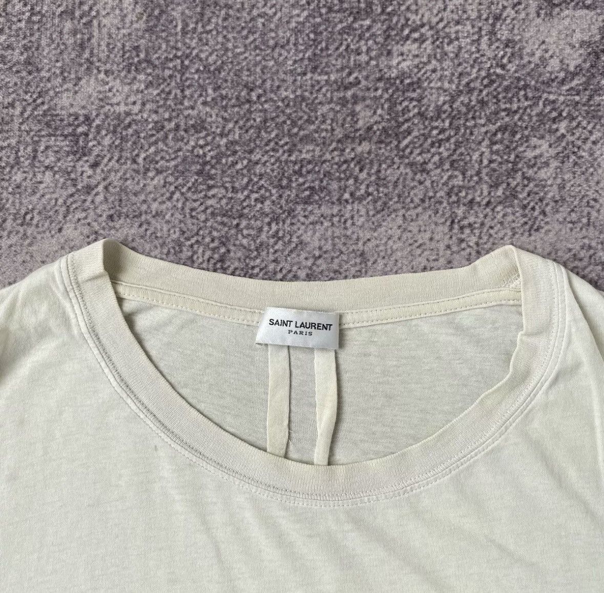 Saint Laurent Paris Saint Laurent tee Size US XL / EU 56 / 4 - 4 Thumbnail