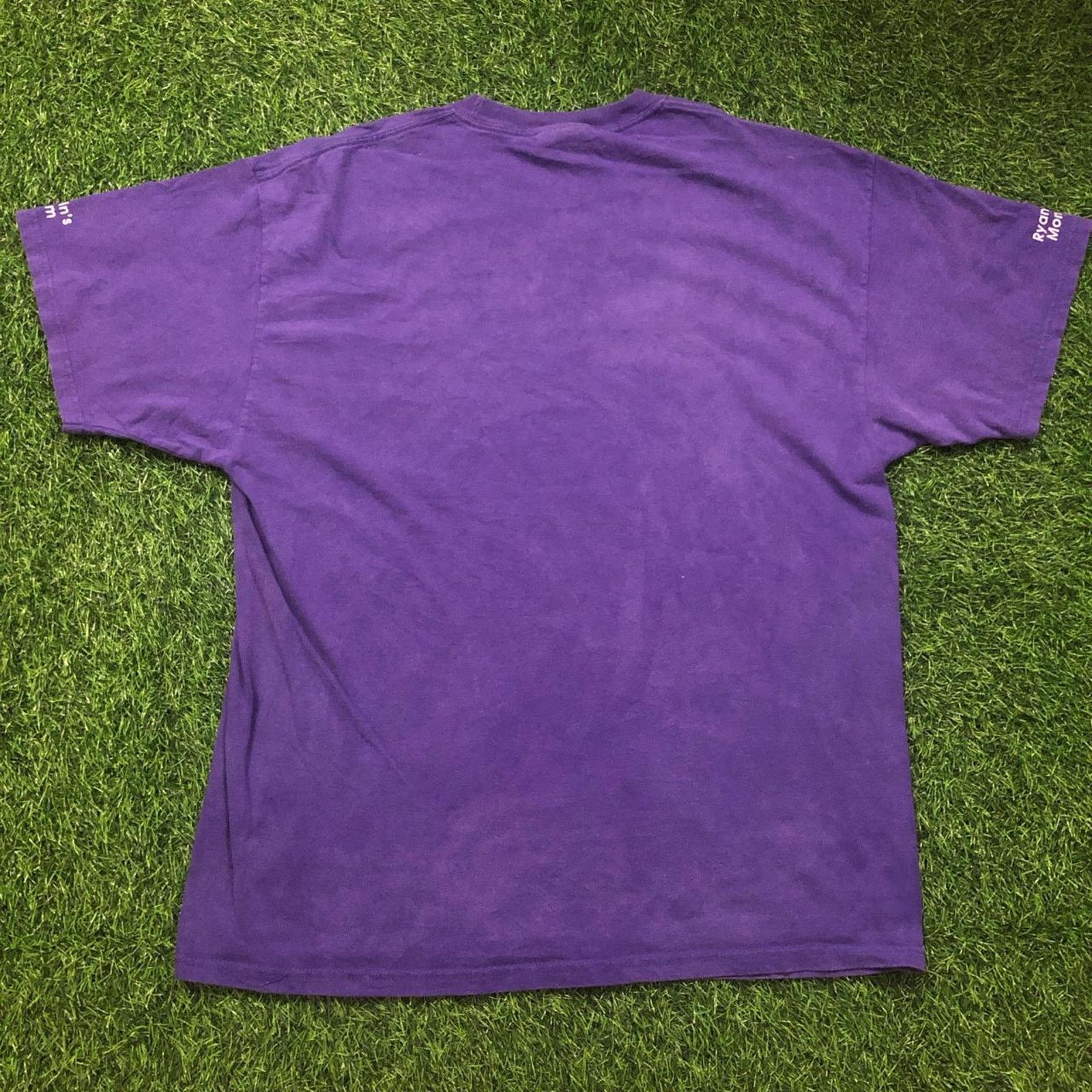 Hanes Men’s Purple ‘Hydro-Eakly Bobcats’ Baseball Graphic Tee Size US XL / EU 56 / 4 - 2 Thumbnail
