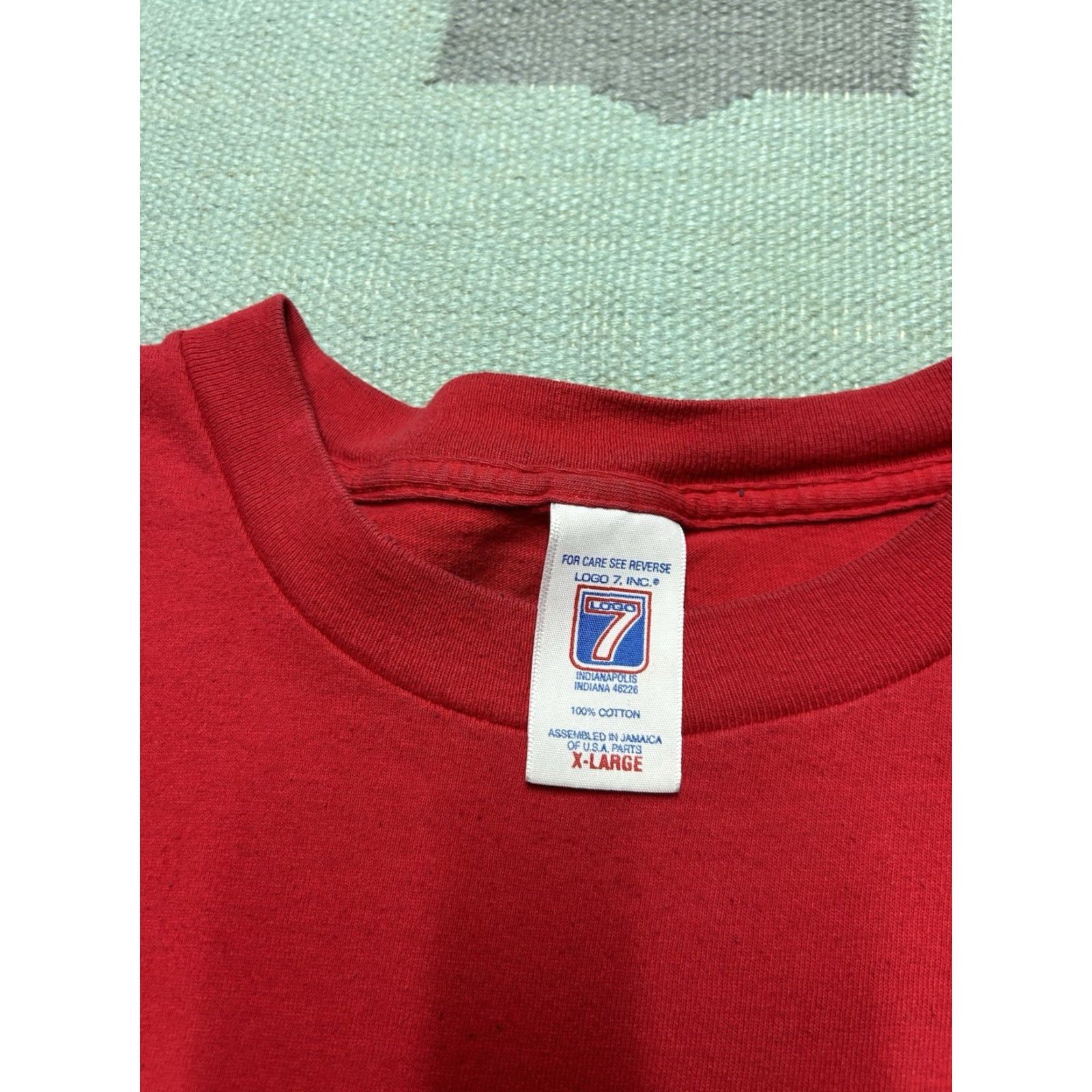 Logo 7 **Vintage 90s Logo 7 Red NHL Hockey Adult XL T-Shirt** User: **Vintage 90s Logo 7 Red Detroit Red Wings Adult XL T-Shirt** Size US XL / EU 56 / 4 - 5 Thumbnail