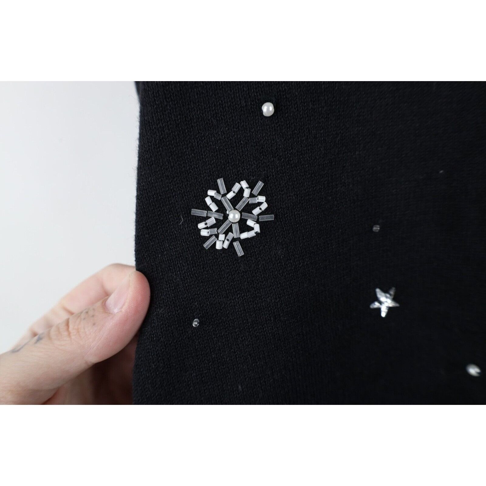 Vintage Vintage 90s Streetwear Christmas Santa Claus Moon Sweater Size L / US 10 / IT 46 - 17 Thumbnail