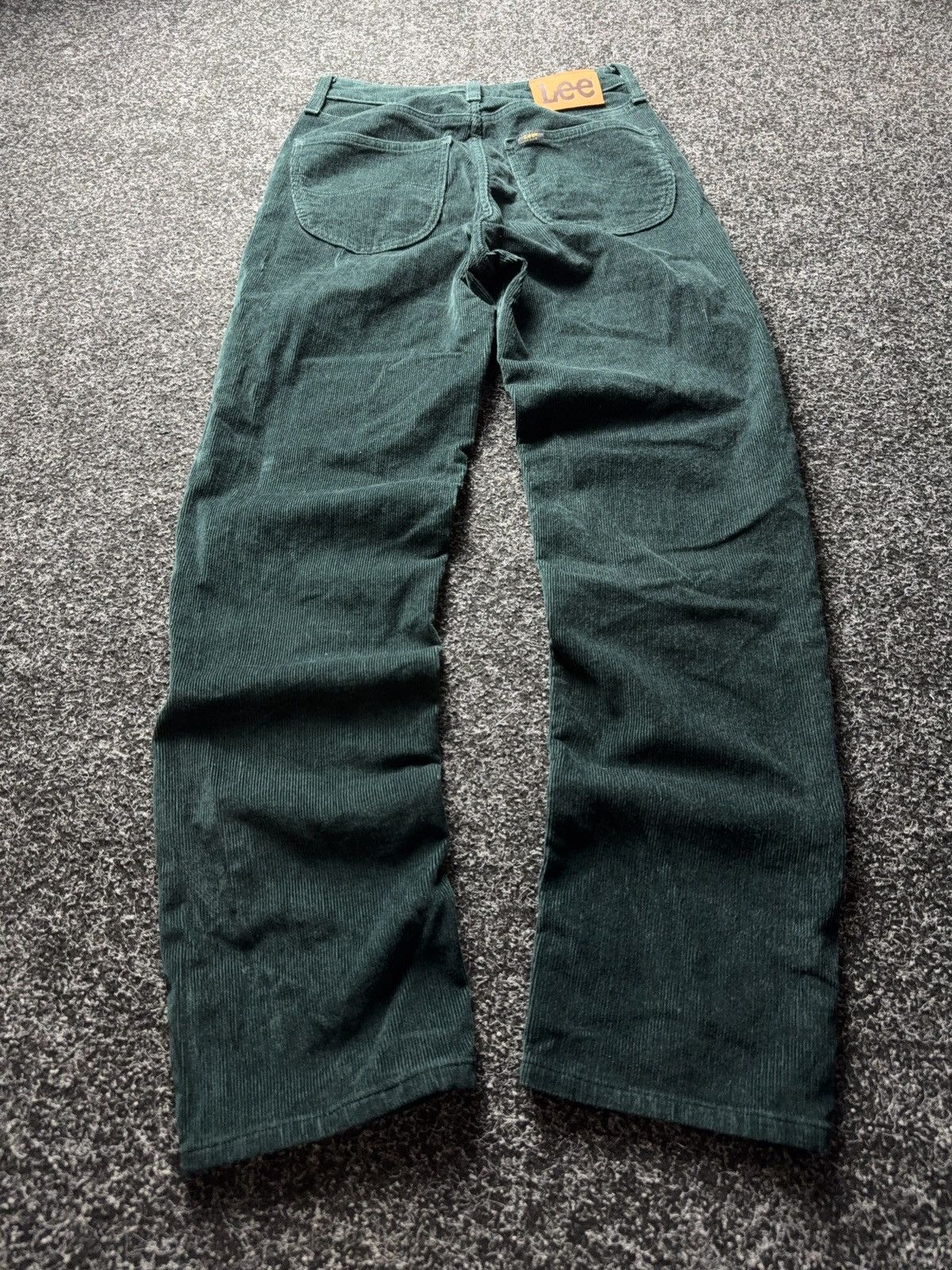 Lee 00s Lee CAROL Corduroy Pants Green Straight Y2K Women W27 Size 27" / US 4 / IT 40 - 10 Thumbnail