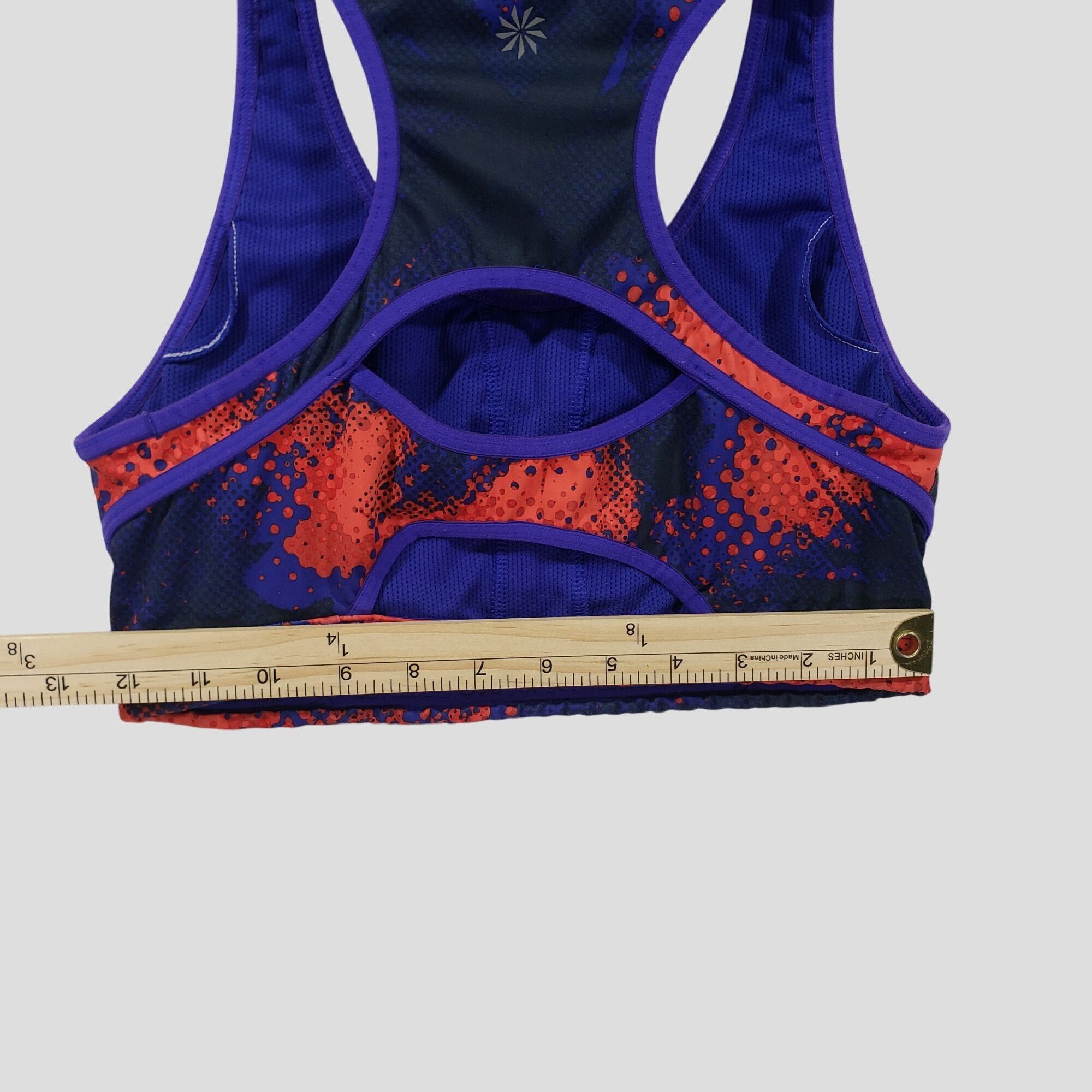 Athleta Athleta Double Dare Sports Bra Electro Splatter Print Size M Size M / US 6-8 / IT 42-44 - 7 Thumbnail