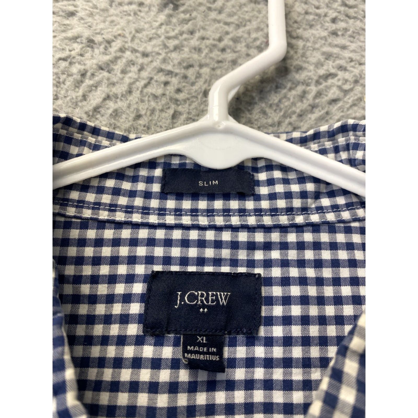 J.Crew J Crew Shirt Mens XL Blue Plaid Button Up Long Sleeve Slim Fit Size US XL / EU 56 / 4 - 4 Thumbnail