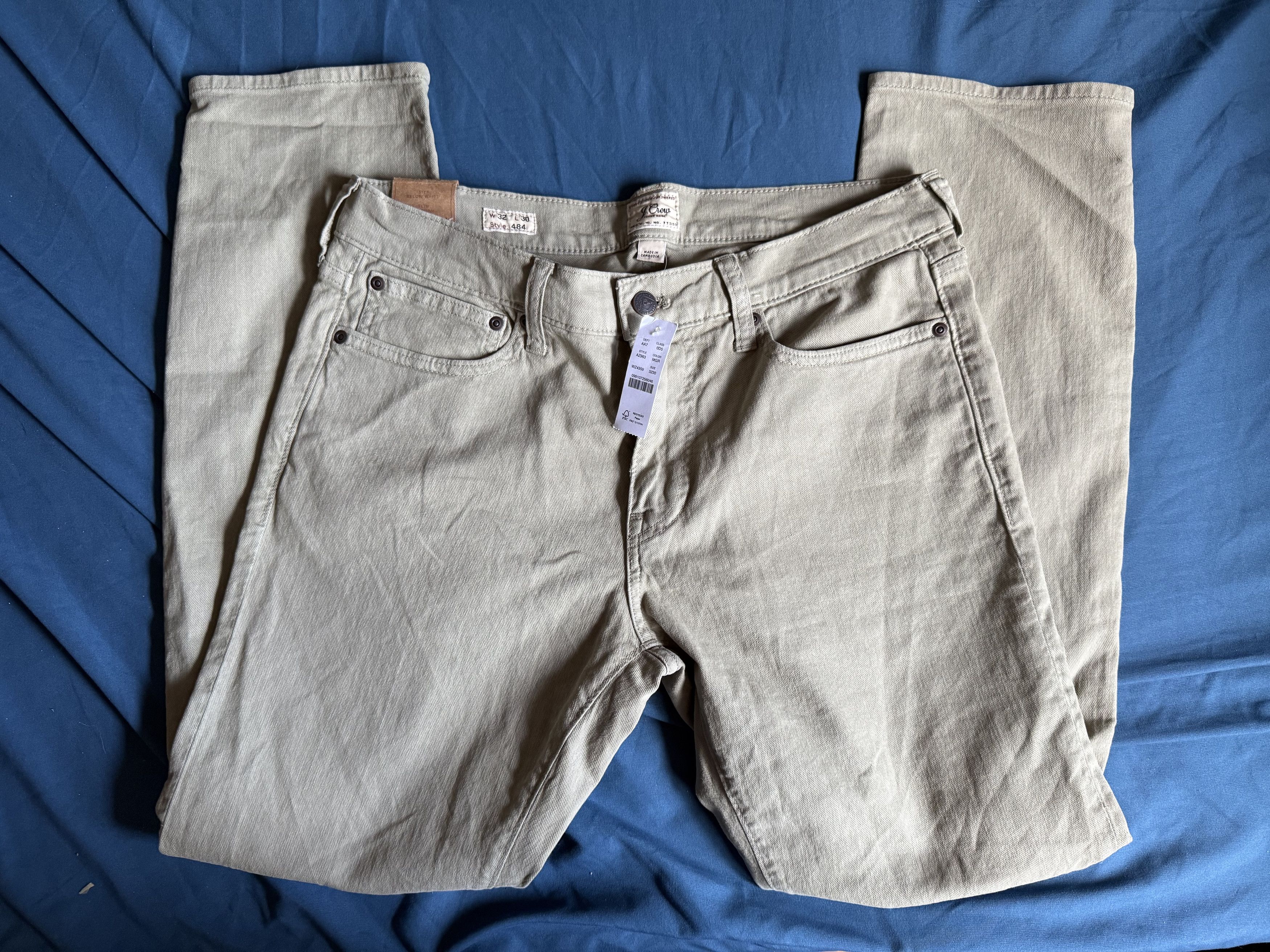 J.Crew J. Crew 484 Slim Fit Garment Dyed Pant 32x30 $118 Size US 32 / EU 48 - 3 Thumbnail