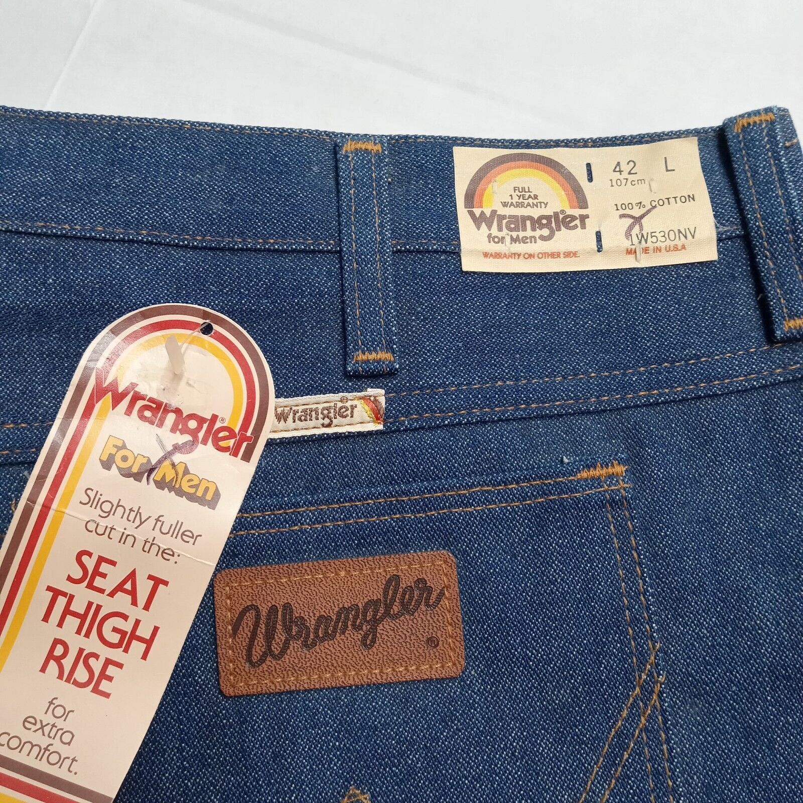 Wrangler Vintage Wrangler No Fault Jeans Men's Size 42x33 Blue Cotton Size US 42 / EU 58 - 2 Thumbnail